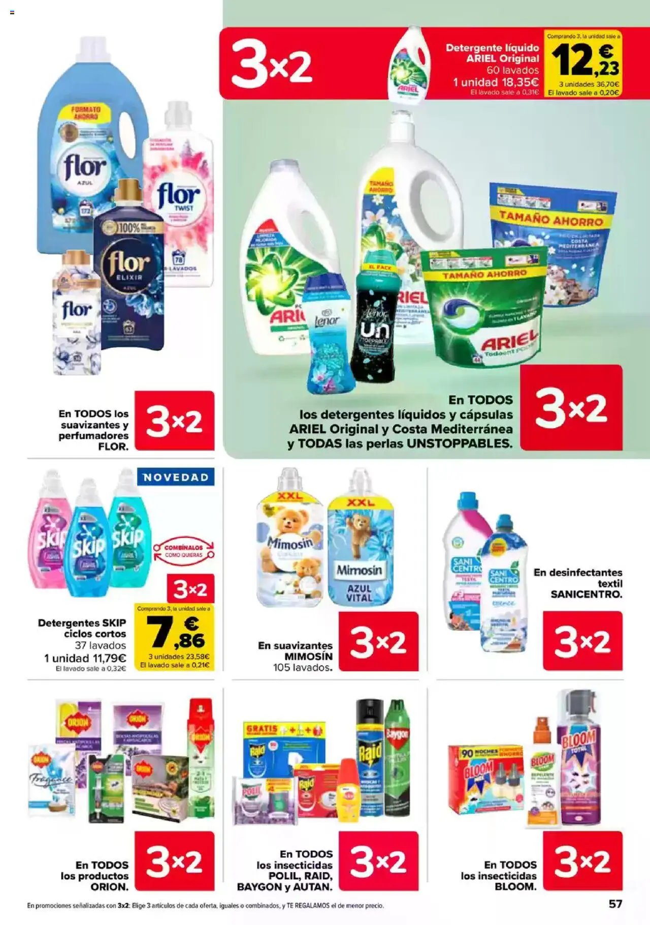Carrefour folleto │ válido desde el 26.06.2025 | Página: 56 | Productos: Detergente, Ropa, Detergente líquido, Suavizante