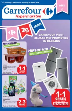 Carrefour - Hypermarkten Promoties  - Voorbeeld van een folder van Carrefour, geldig van 08.10.2025