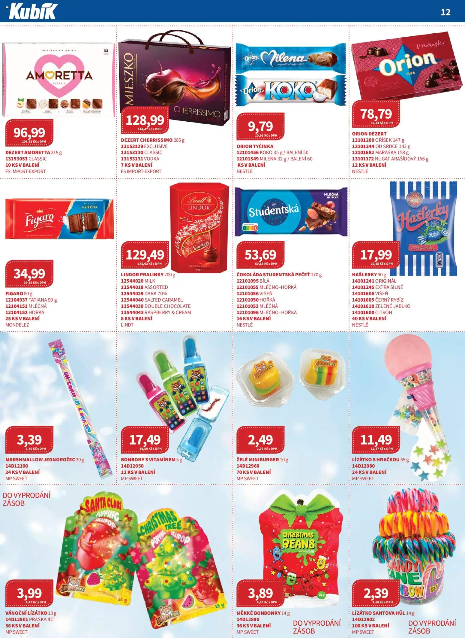 Kubík leták - Velkoobchod od 01.12.2025 | Strana: 12