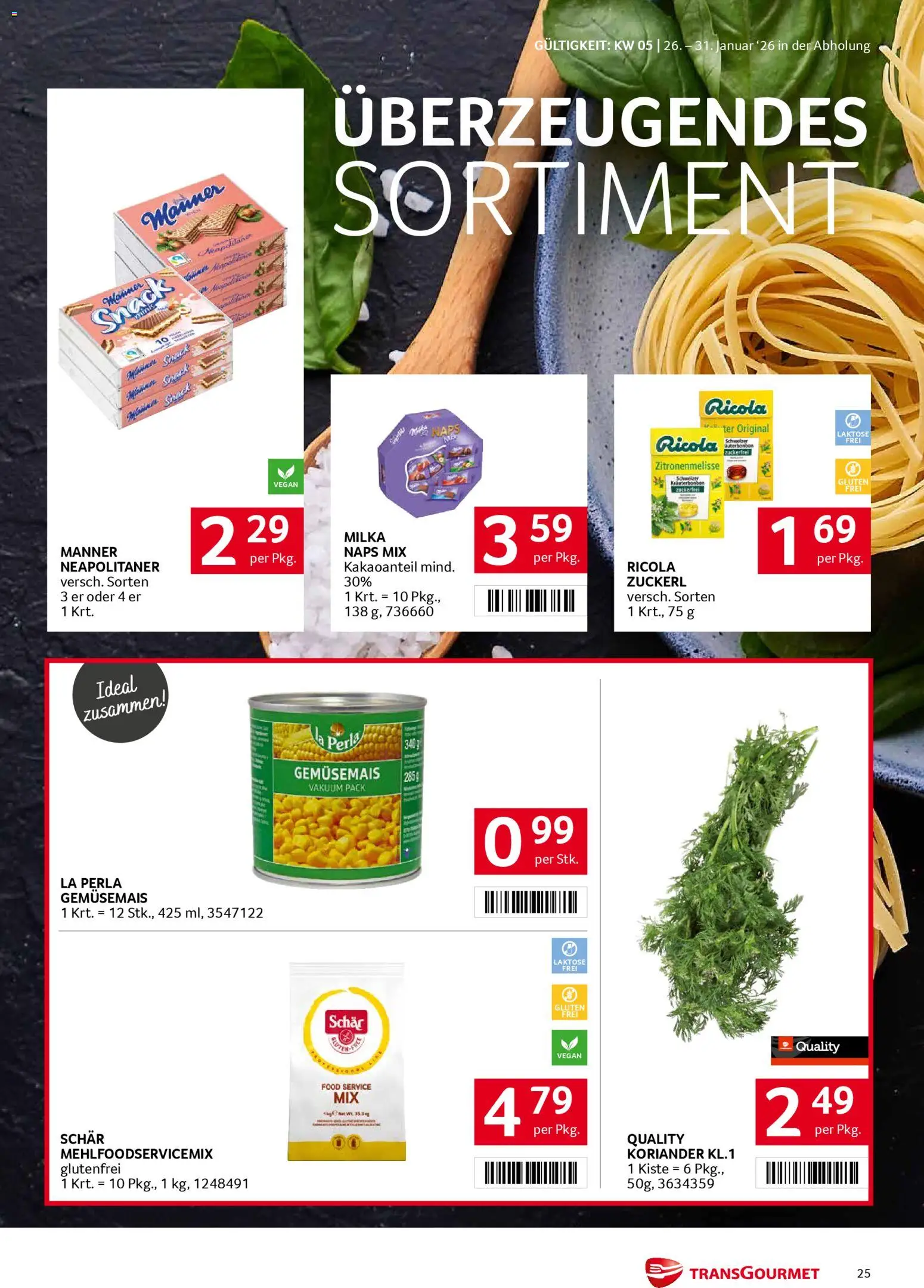 Transgourmet Flugblatt gültig ab 26.01.2026 | Seite: 25