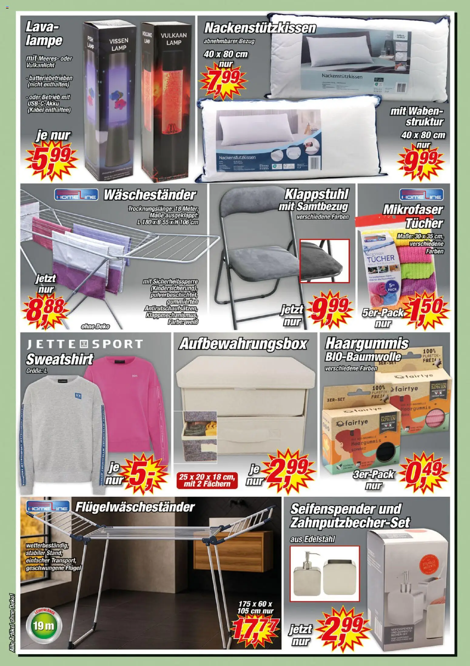 Posten Börse Prospekt – gültig ab 17.01.2026 | Seite: 6 | Produkte: Kabel, Lampe, Seifenspender, Waschestander