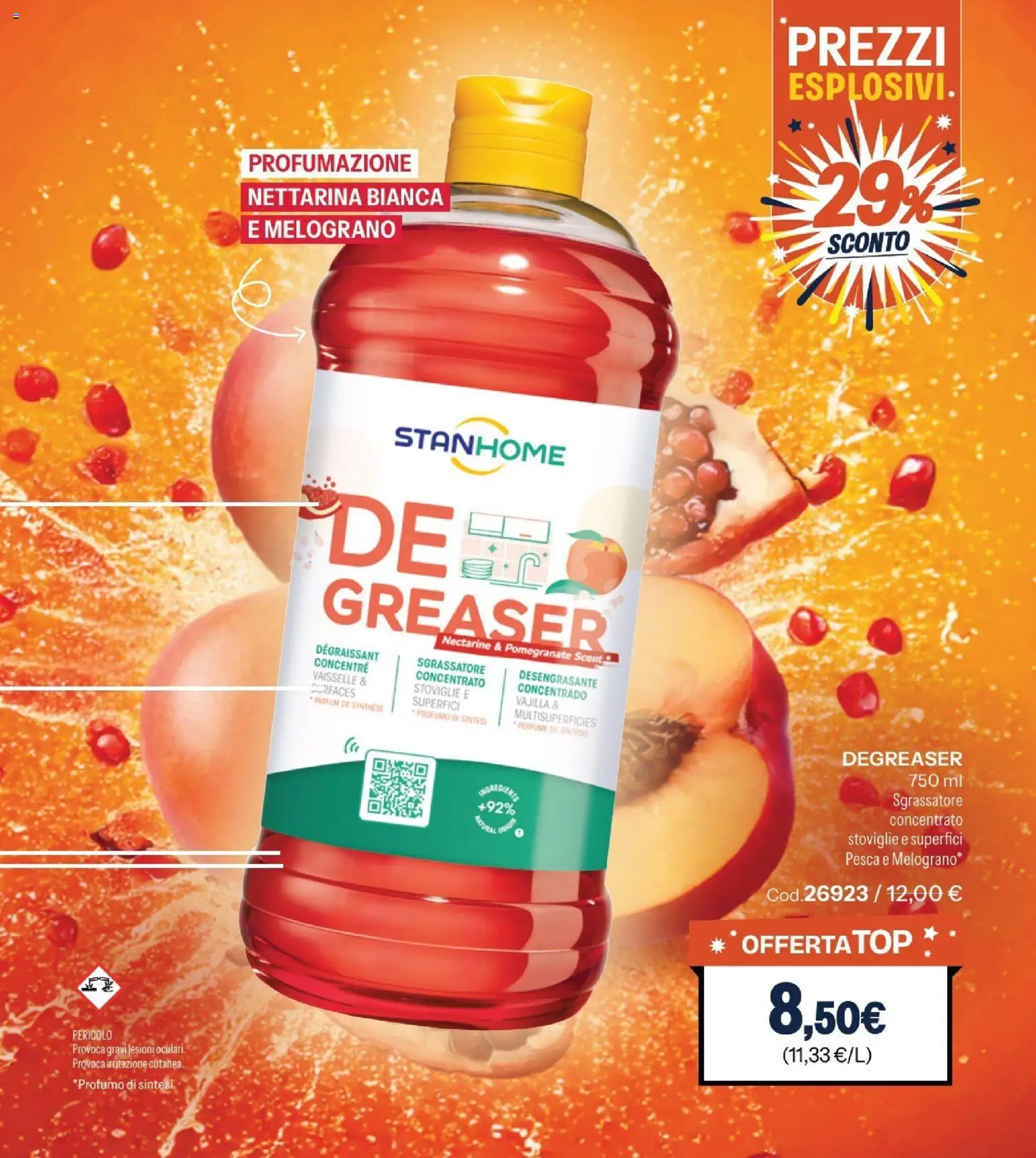 Volantino Stanhome del 23.12.2025 | Pagina: 9 | Prodotti: Sgrassatore, Pesca, Profumo