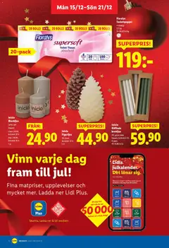 Lidl - erbjudanden - Förhandsvisning av reklamblad från butik Lidl aktuell från 15.12.2025 | Sida: 12 | Produkter: Toalettpapper