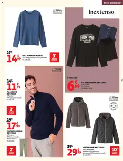 Auchan - Prévisualisation de Auchan prospectus valide à partir de 21.10.2025 | Page: 15 | Produits: Coton, Pull, Veste, Pantalon