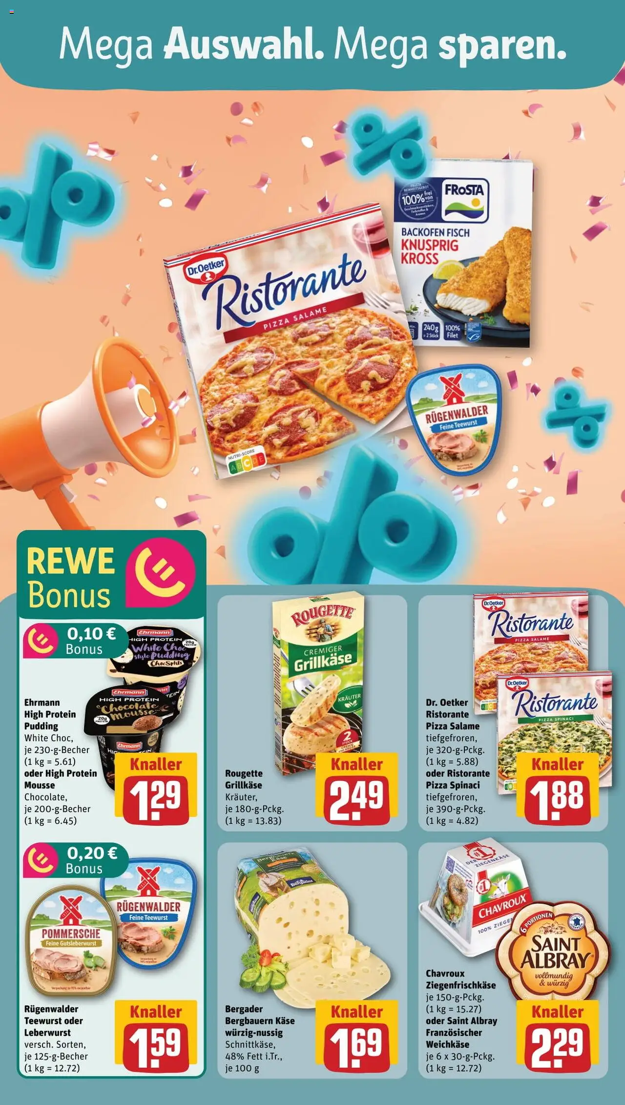 Rewe ihr Kaufpark Prospekt 	 – gültig ab 22.09.2025 | Seite: 14 | Produkte: Käse, Frosta, Fisch, Pizza