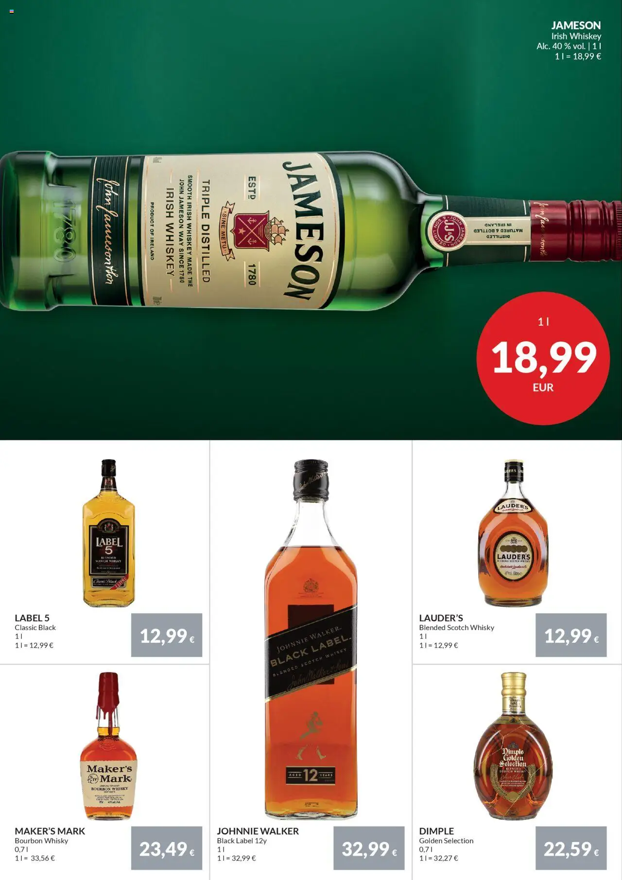 Nielsen Discount tilbudsavis – gyldig fra 04.09.2025 | Side: 28 | Produkter: Bourbon, Whisky