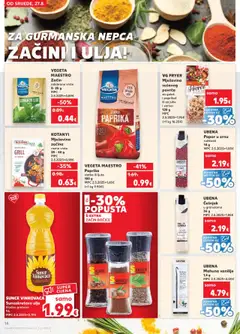 Kaufland katalog | vrijedi od 27.08.2025 | Stranica: 14 | Proizvodi: Suncokretovo ulje, Ulje, Začini, Papar