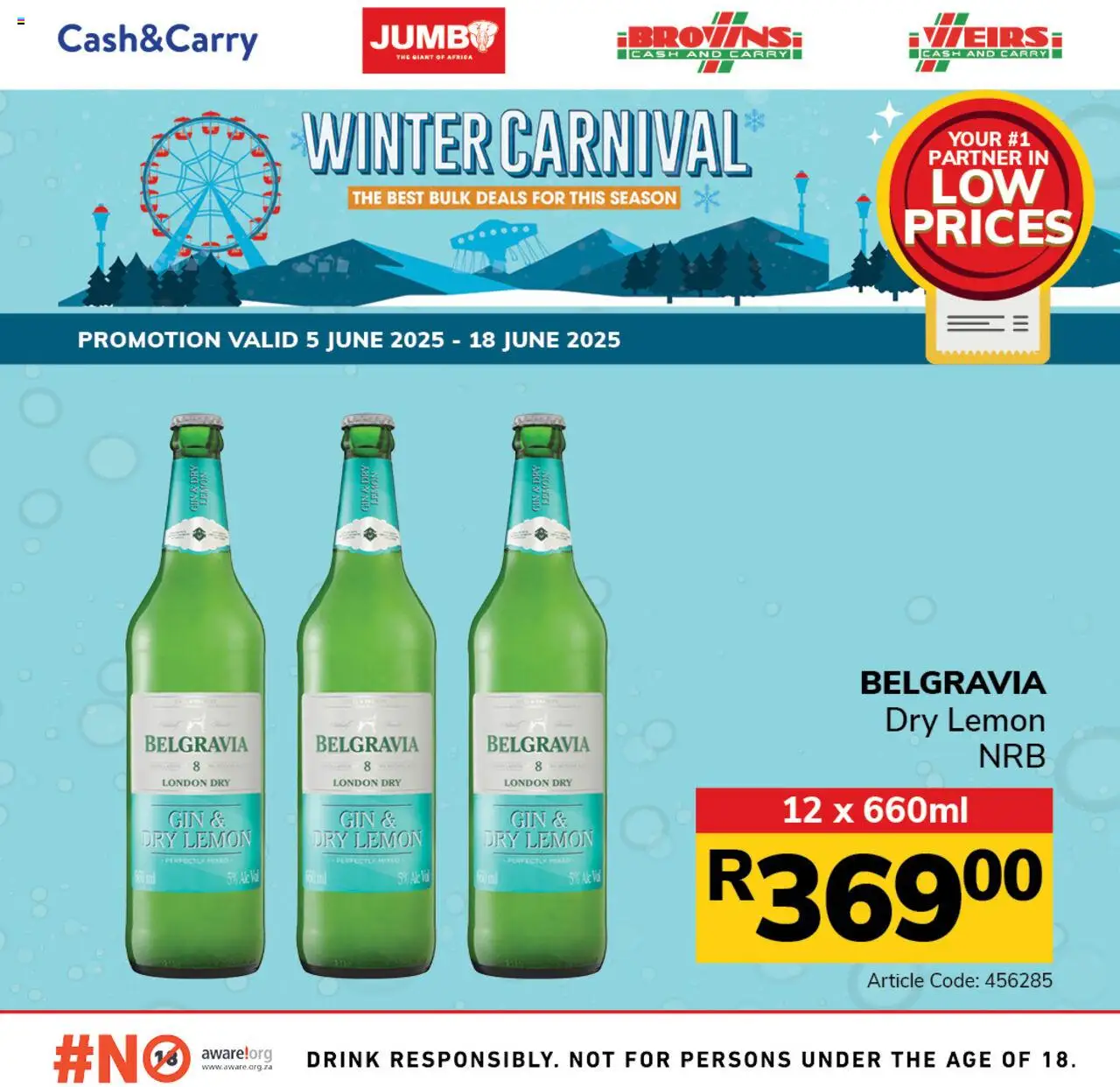 Jumbo Liquor Deals │ valid from 05.06.2025 | Page: 4 | Products: Gin, Lemon