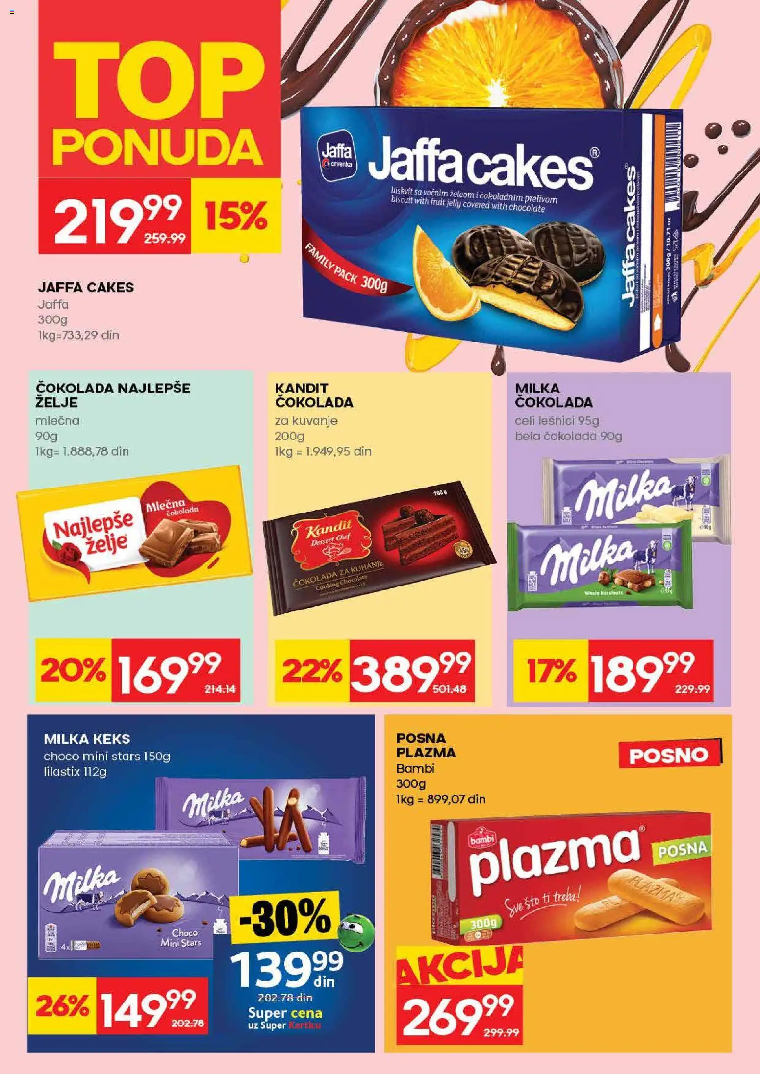Idea katalog - važi od 05.03.2026 | Strana: 20 | Proizvode: Keks, Sto, Plazma, Mlečna čokolada