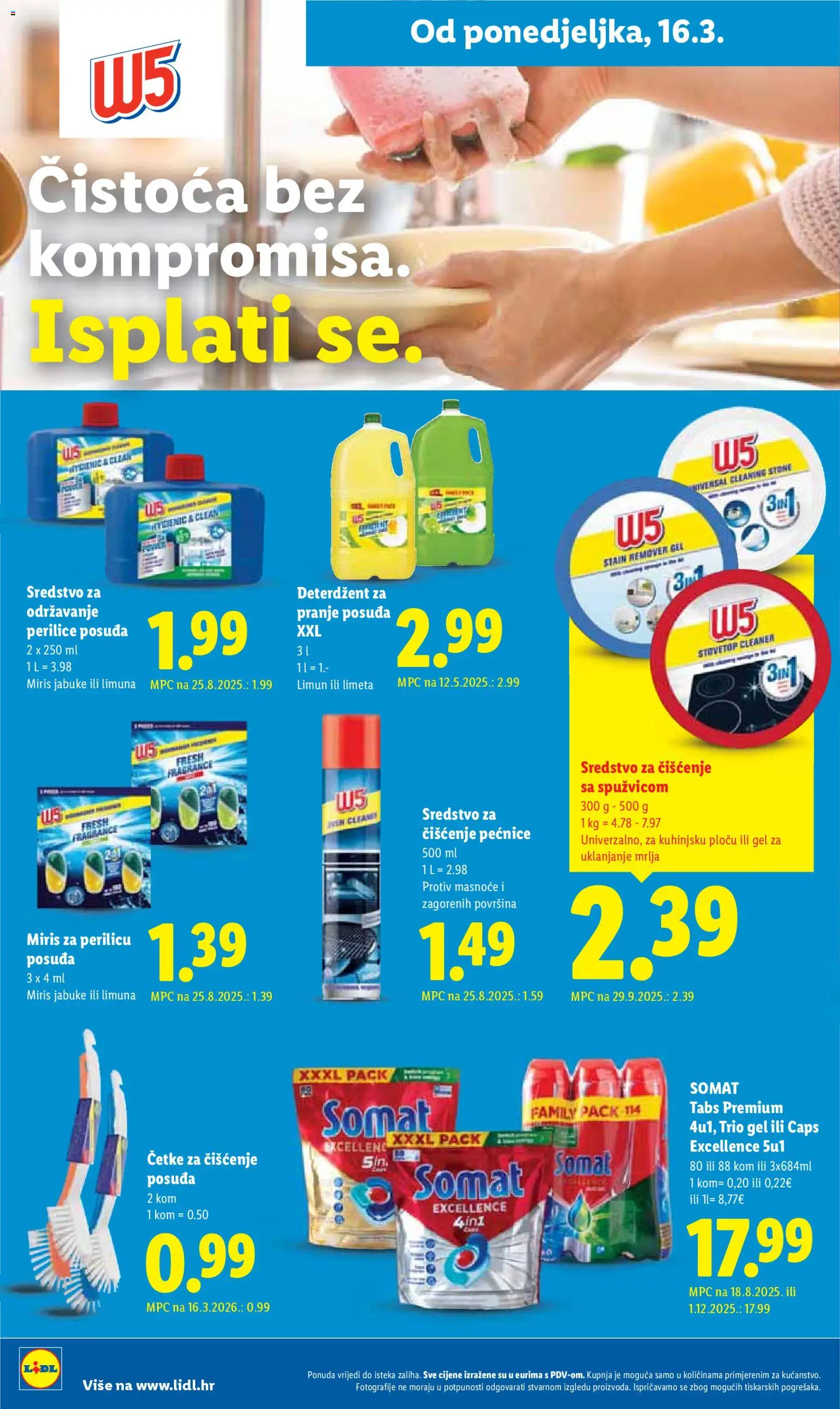 Lidl katalog | vrijedi od 16.03.2026 | Stranica: 14 | Proizvodi: Jabuke, Deterdžent, Limeta, Somat