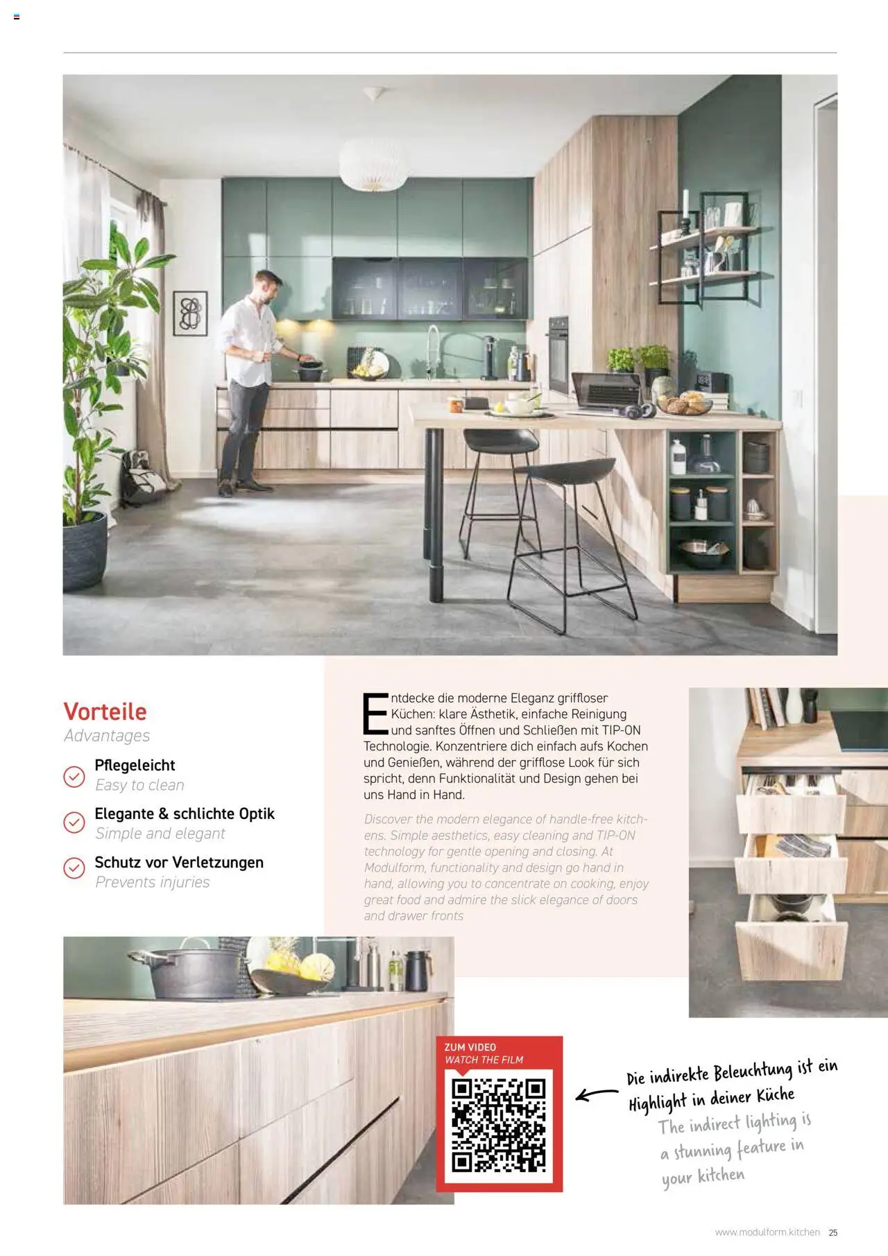 Ostermann Modulform Küchenprospekt  – gültig ab 26.05.2025 | Seite: 25 | Produkte: Küche, Kuchen, Video