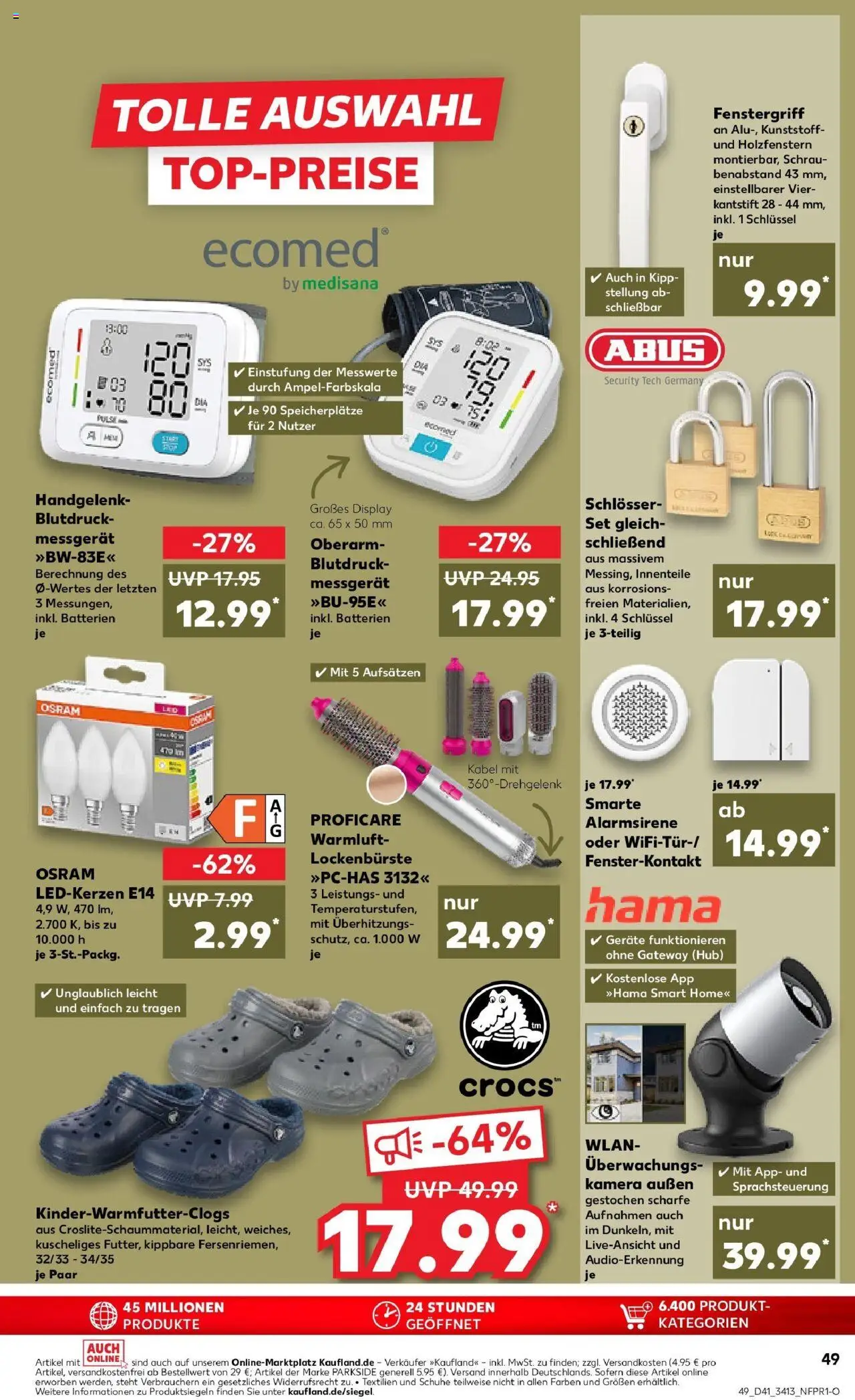 Kaufland prospekt Blankenfelde-Mahlow	 – gültig ab 09.10.2025 | Seite: 49 | Produkte: Kamera, Kabel, Batterien, Monitor