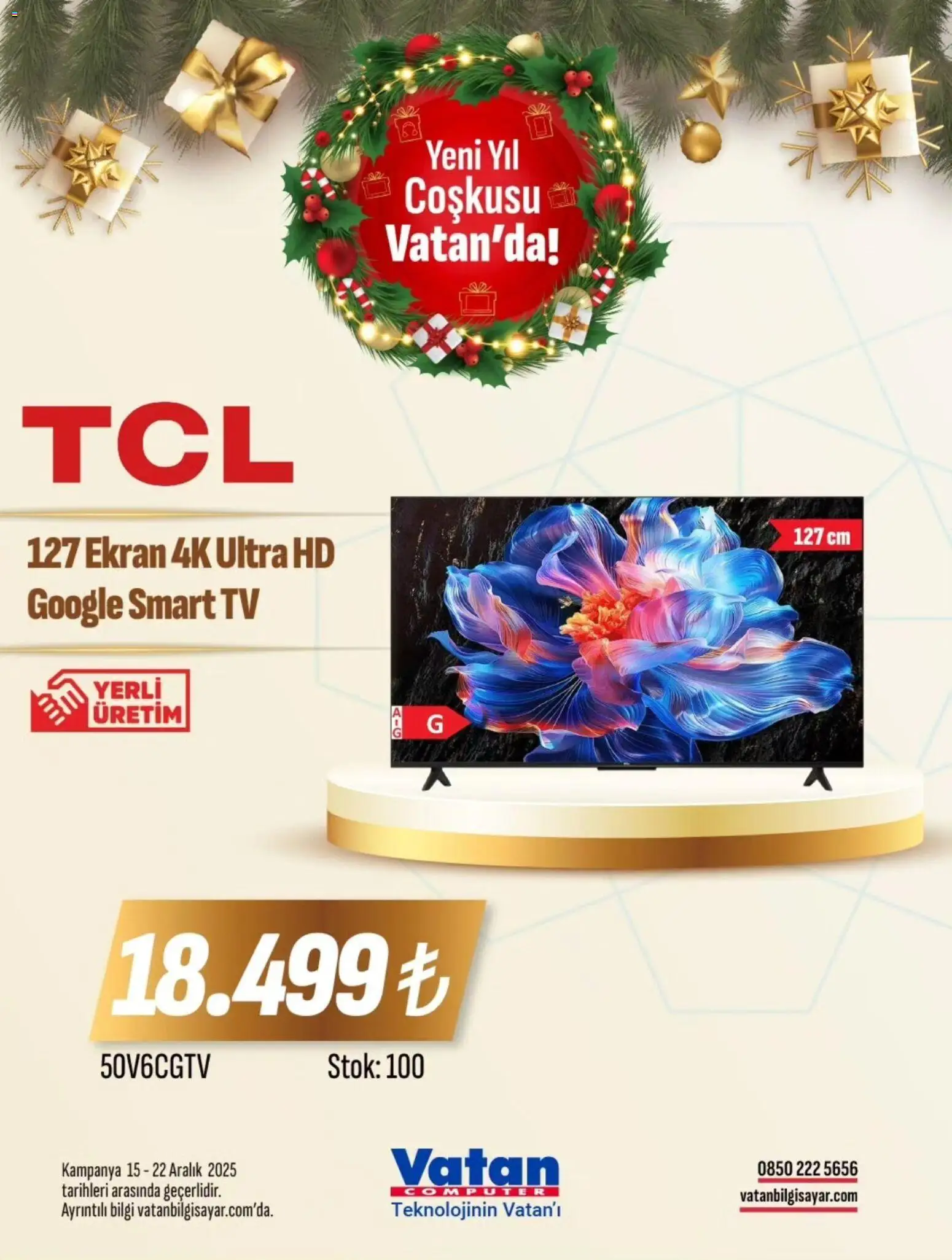 Vatan Bilgisayar İndirim - 15.12.2025 tarihinden itibaren geçerlidir | Sayfa: 3 | Ürünler: TV