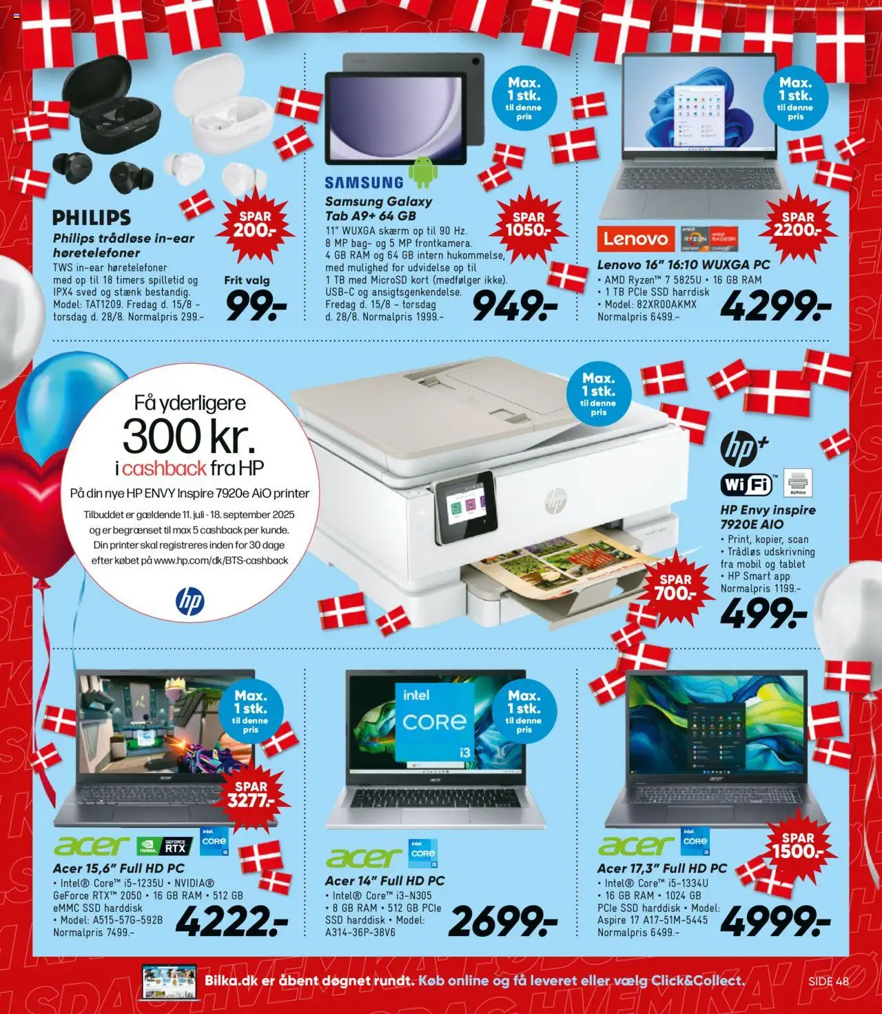 Bilka Tilbudsavis gyldig fra 15.08.2025 | Side: 9 | Produkter: RAM, Tablet, PC, Printer
