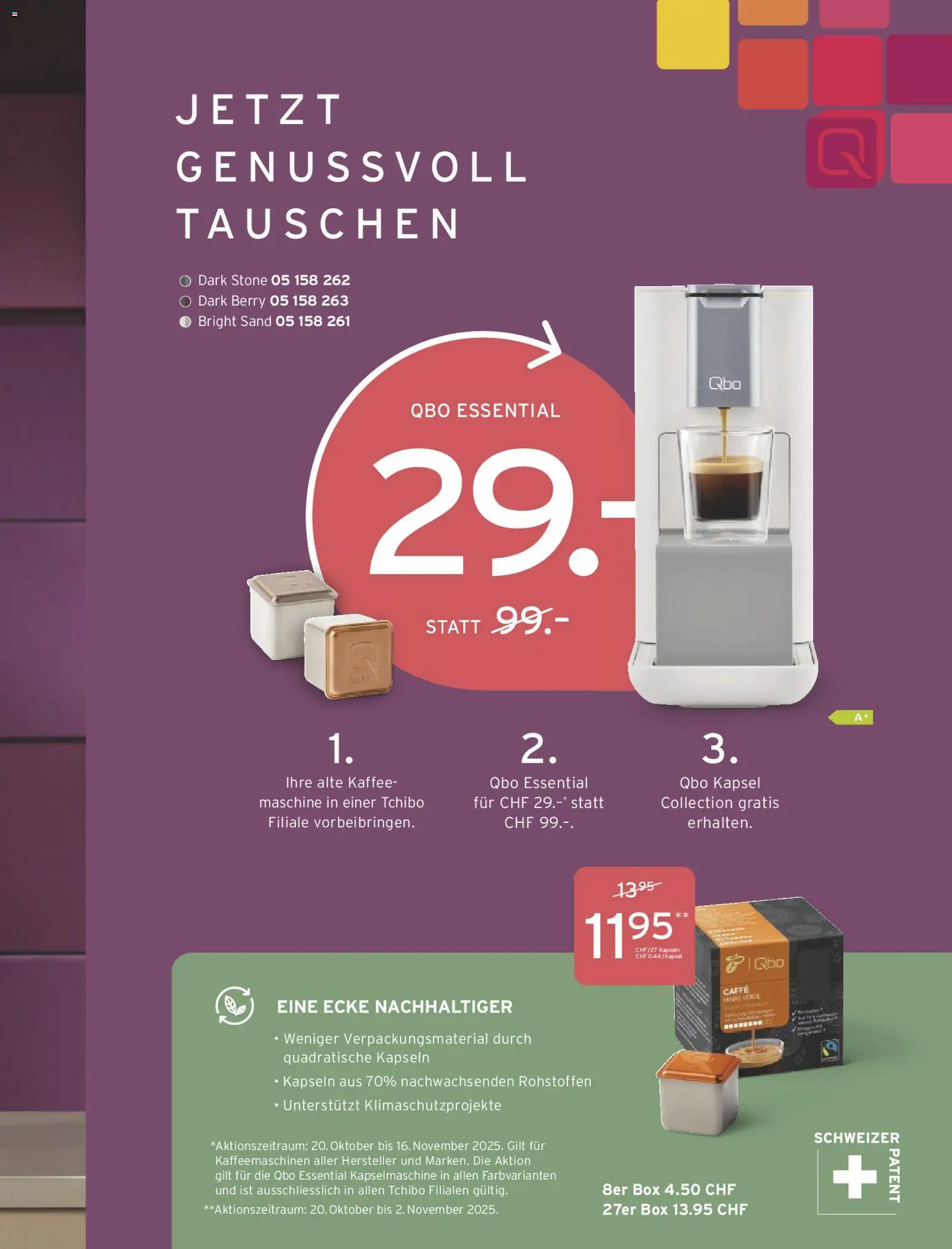 Tchibo Aktionen – gültig ab 01.11.2025 | Seite: 167 | Produkte: Box, Kaffee