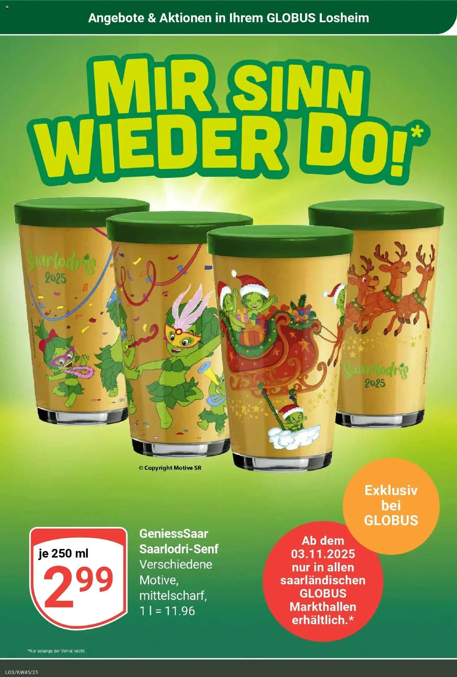 Globus prospekt Losheim Am See	 – gültig ab 02.11.2025 | Seite: 3