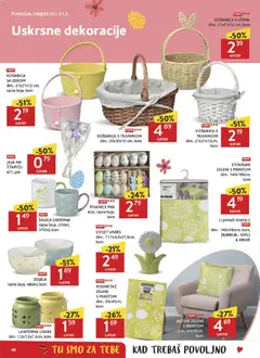 ŠALICA USKRSNA, razne boje, 270ml, 370ml, kom - Pregled kataloga iz trgovine Konzum, vrijedi od 25.03.2026 | Stranica: 46