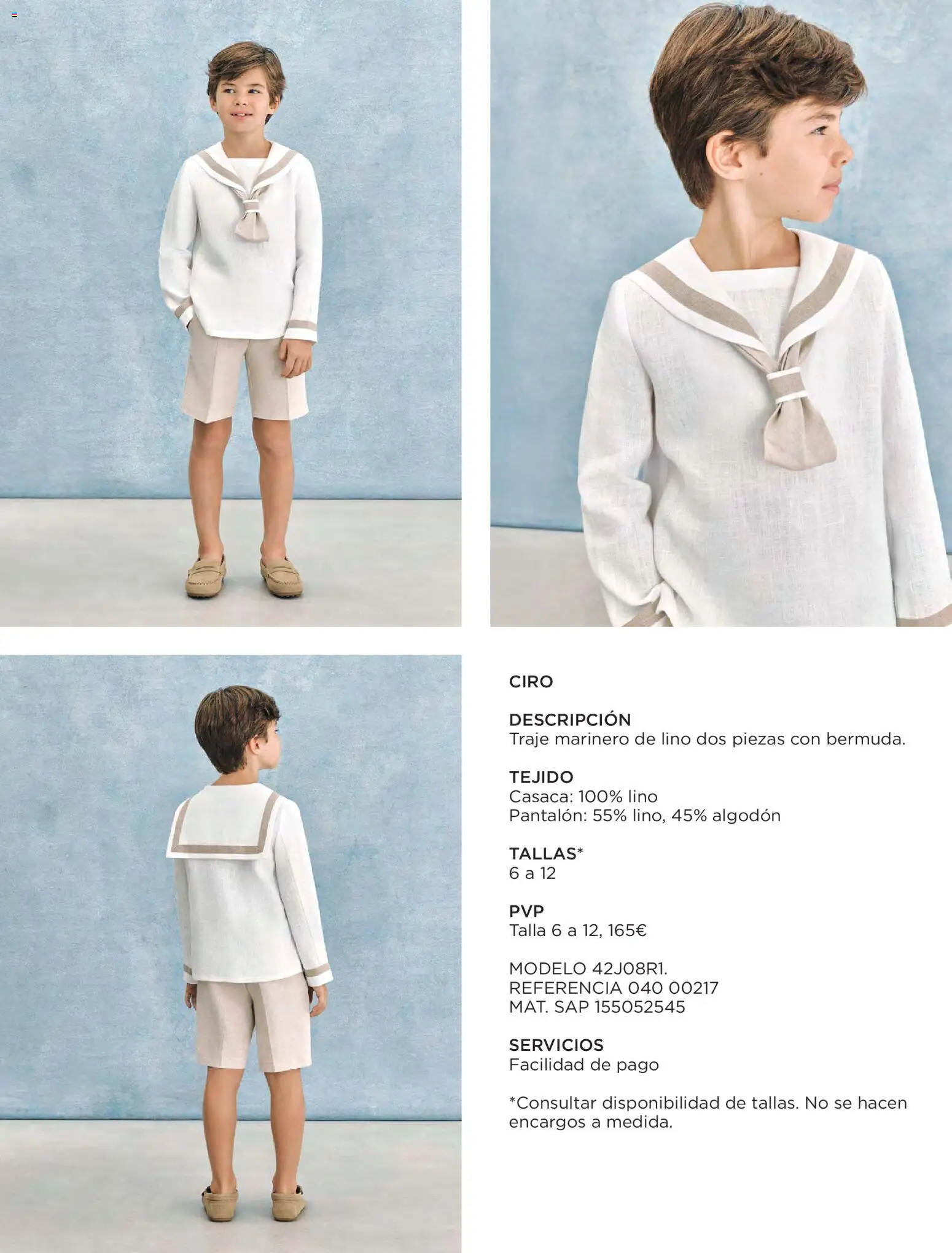 El Corte Inglés Comuniones 2026 │ válido desde el 19.11.2025 | Página: 32 | Productos: Traje