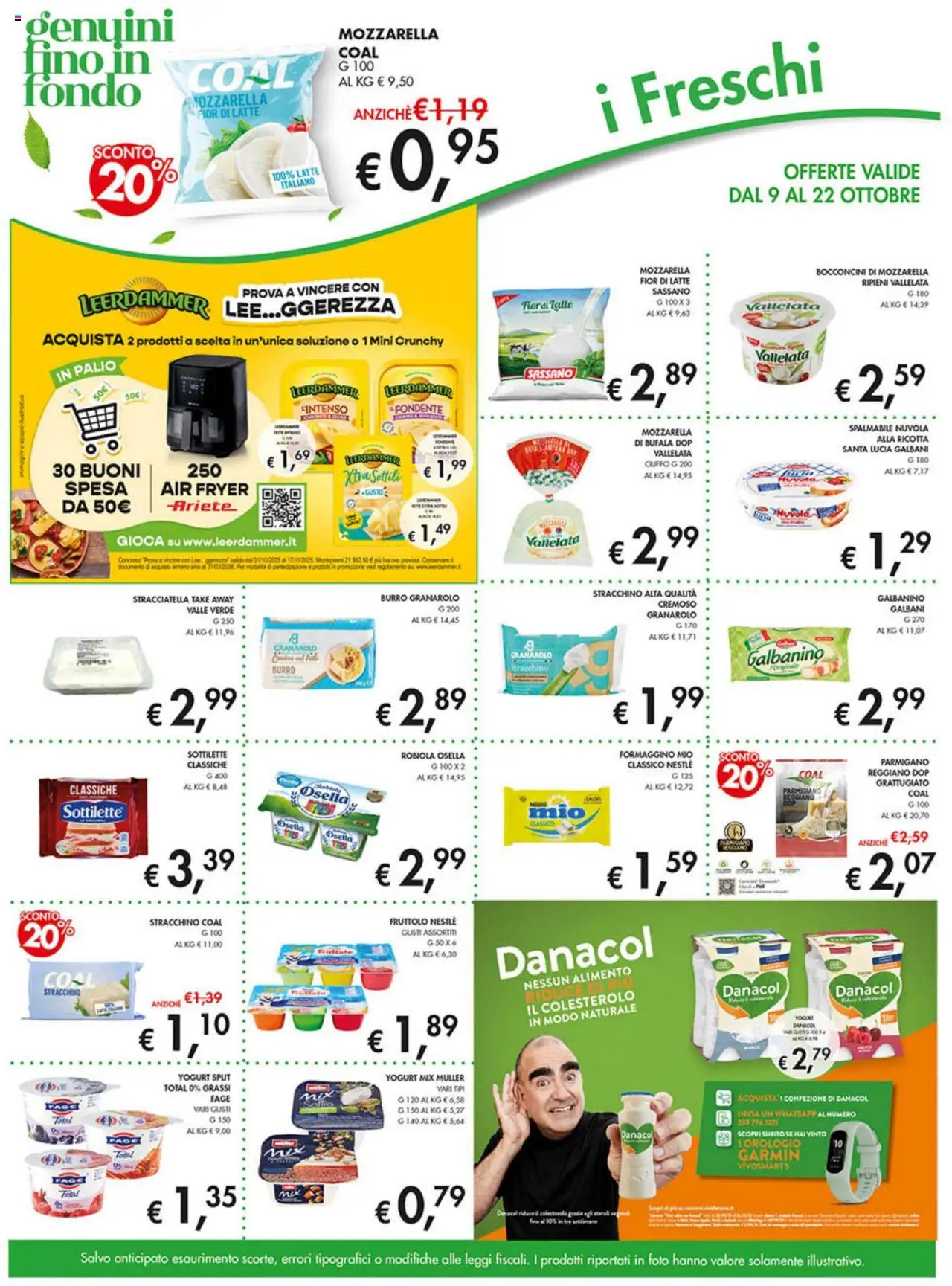 Volantino Coal del 09.10.2025 | Pagina: 6 | Prodotti: Latte, Ricotta, Robiola, Stracciatella