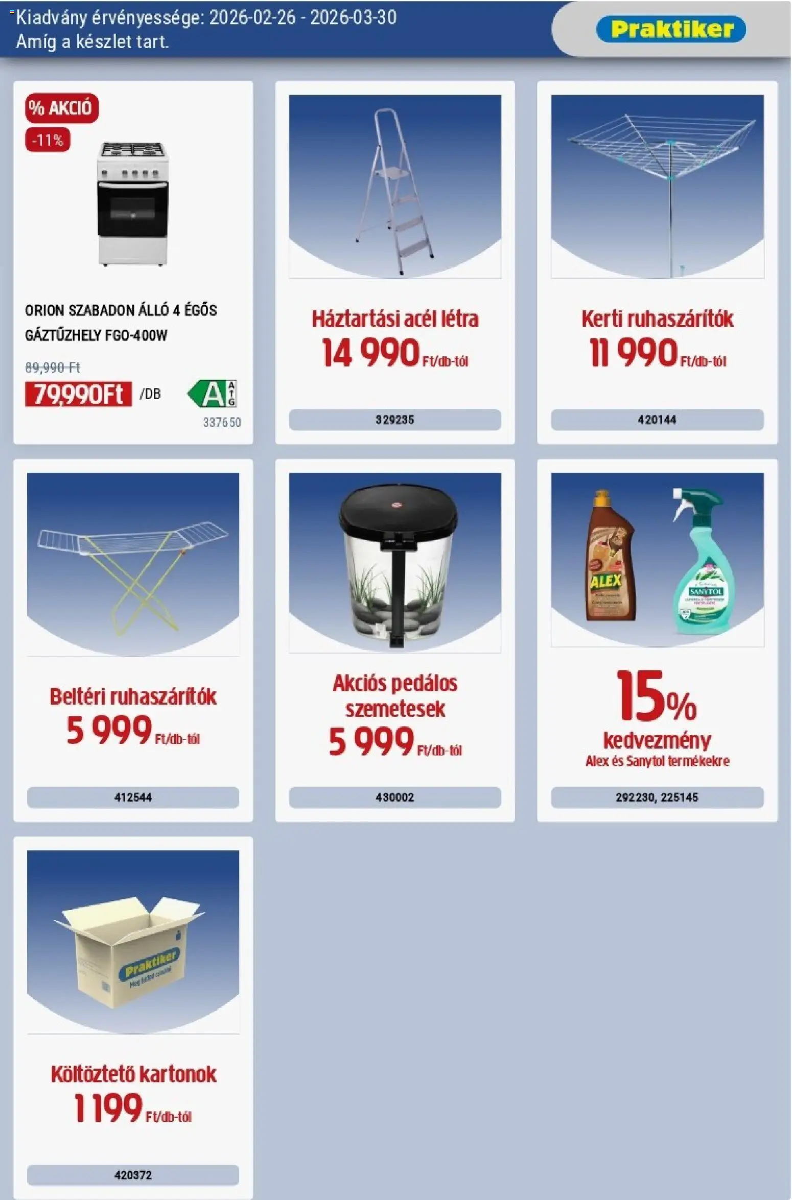 Praktiker akciós ujság - amely érvényes a következő dátumtól: 26.02.2026 | Oldal: 35 | Termékek: Kokusz