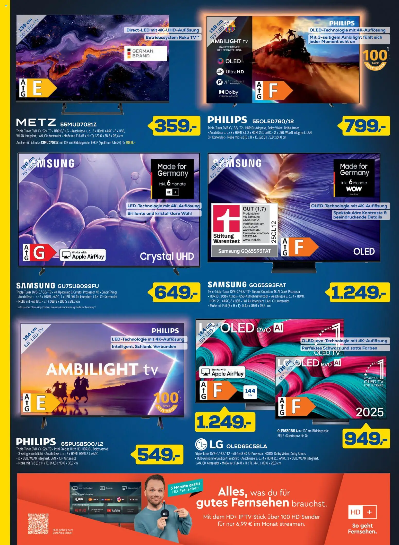 Euronics - Black Friday – gültig ab 21.11.2025 | Seite: 2 | Produkte: Philips, Samsung, TV, Video