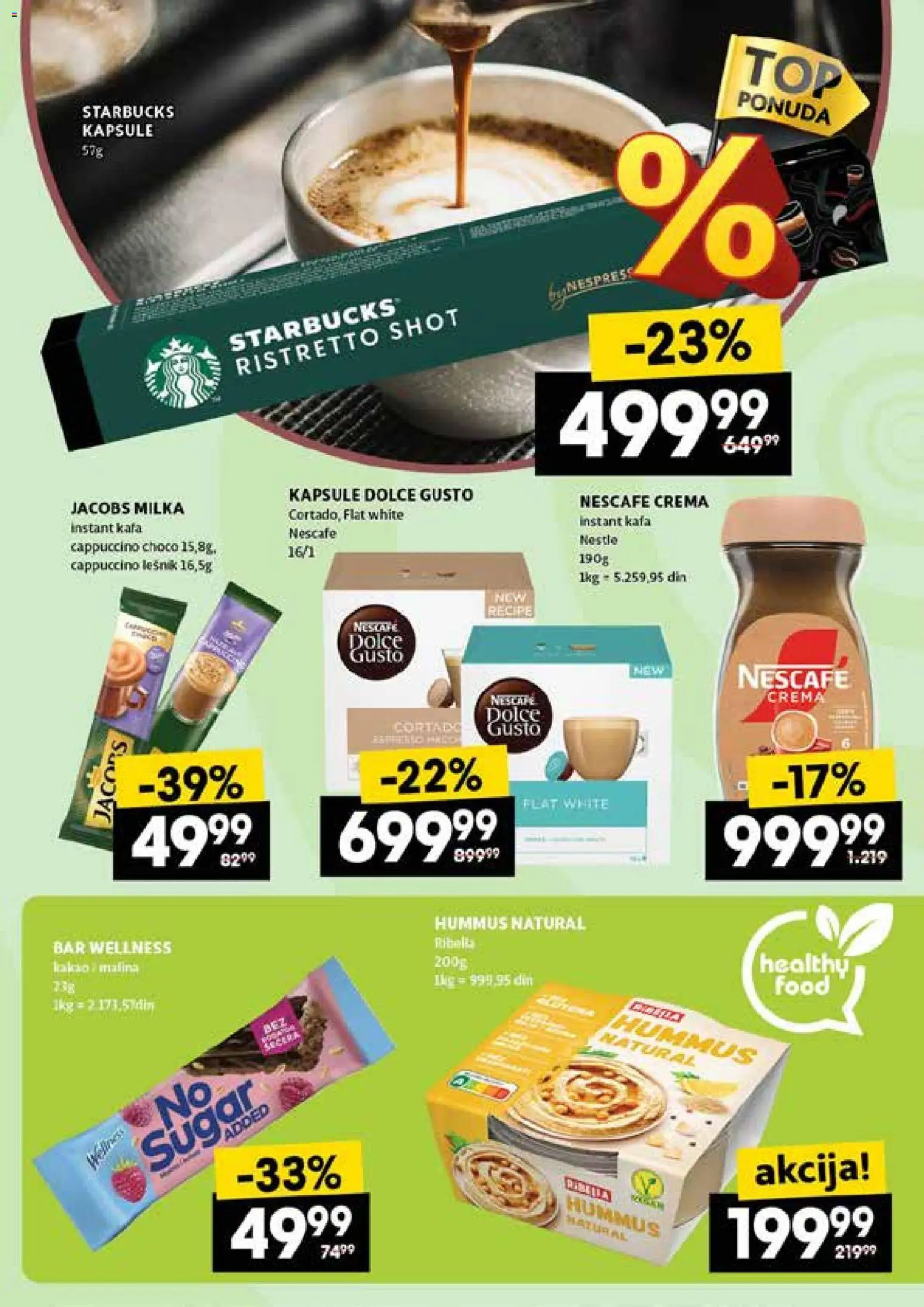 Idea katalog - važi od 15.01.2026 | Strana: 20 | Proizvode: Dolce Gusto, Kapsule, Hummus, Kafa