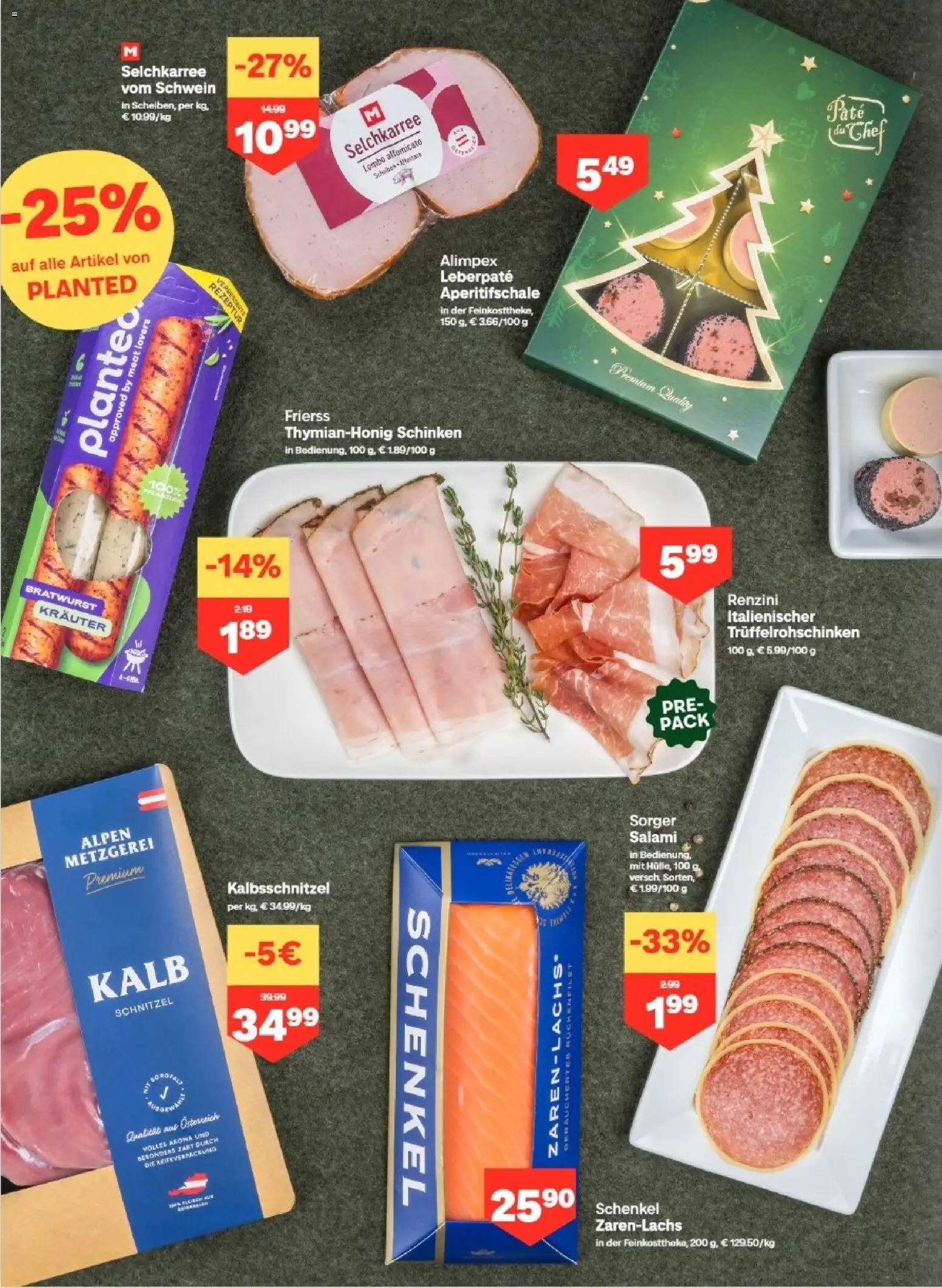 MPREIS Altenmarkt im Pongau gültig ab 18.12.2025 | Seite: 8 | Produkte: Salami, Schinken