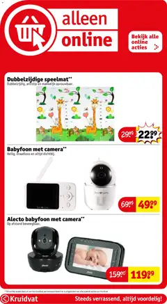 Babyfoon met camera**, Veilig, draadloos en altijd dichtbij. - Voorbeeld van een folder van Kruidvat, geldig van 17.02.2026 | Pagina: 58
