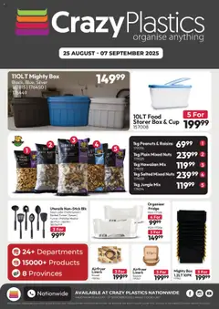 Preview of Crazy Plastics specials valid from 25.08.2025