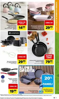 Pogląd oferty "Carrefour gazetka - Łap super okazje" - ważna od 30.03.2026 | Strona: 3 | Produkty: Karta, Czajnik, Patelnia