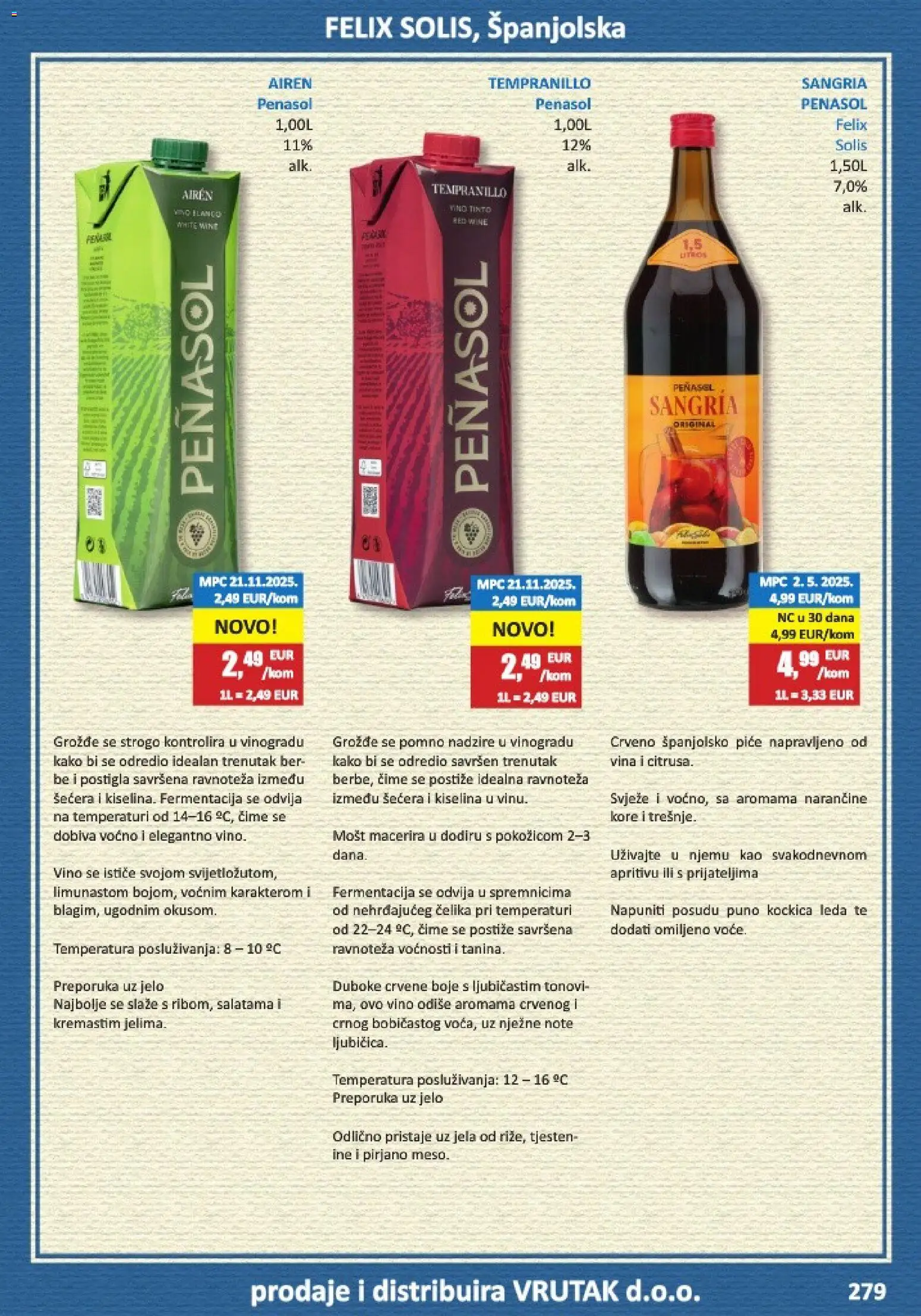 Vrutak katalog | vrijedi od 01.11.2025 | Stranica: 279 | Proizvodi: Vino, Voće, Grožđe