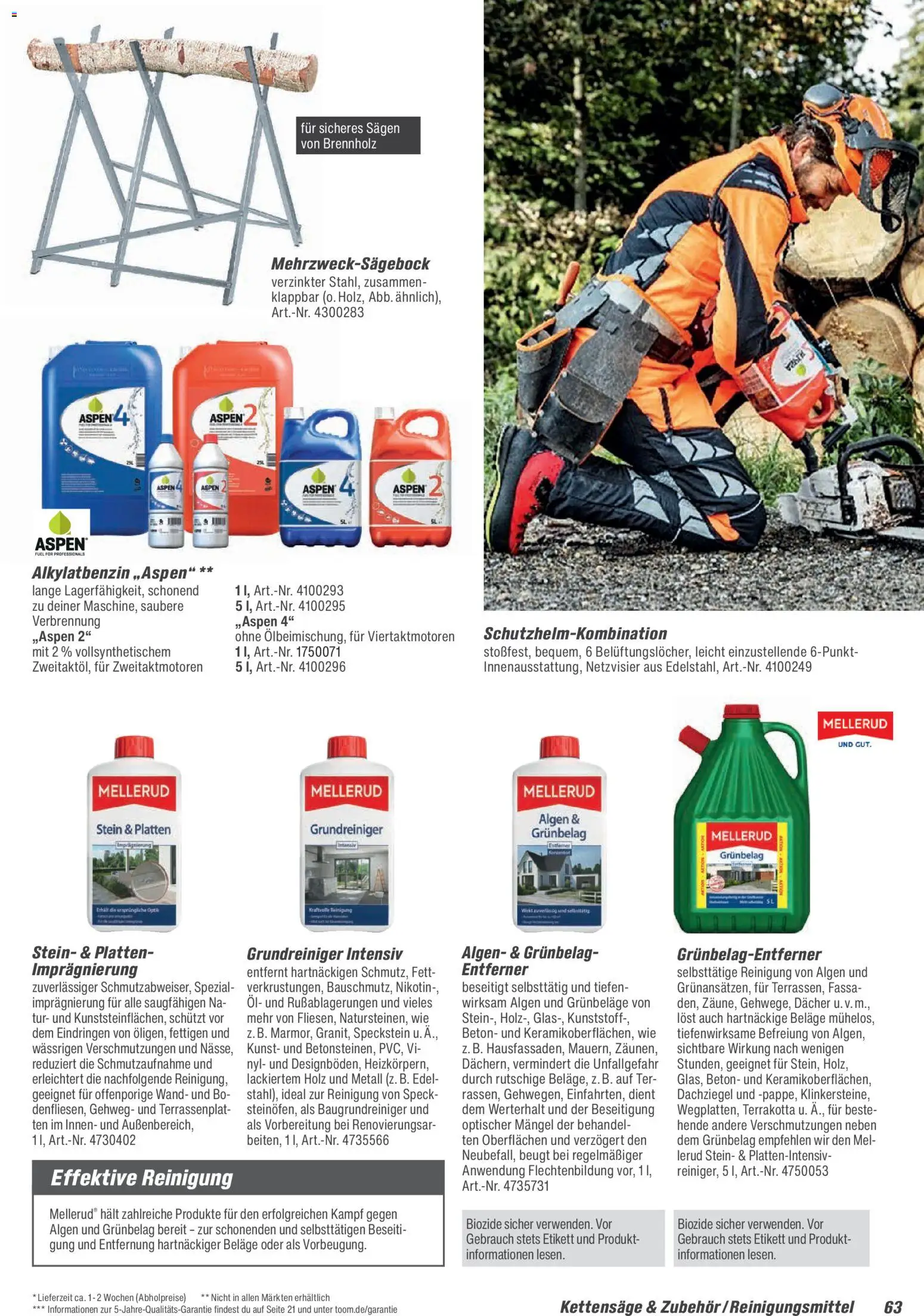 Toom Baumarkt Gartenpflege & Teich 2026 – gültig ab 20.02.2026 | Seite: 63 | Produkte: Öl, Tür