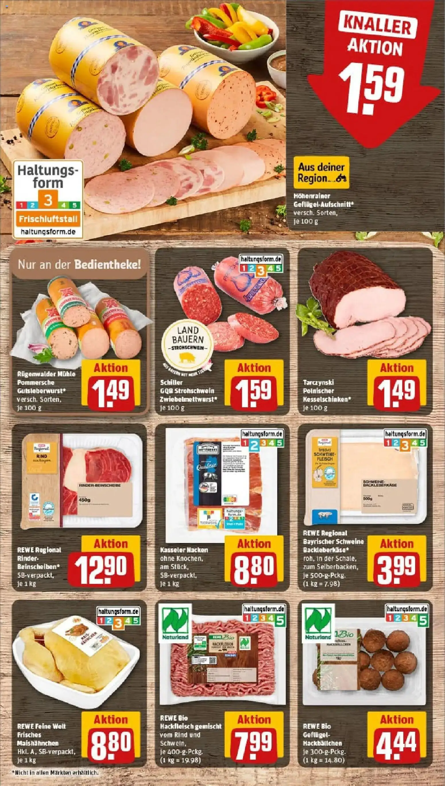 Rewe prospekt Nürnberg / Steinbühl	 – gültig ab 11.01.2026 | Seite: 8 | Produkte: Mühle, Kasseler nacken, Fleisch, Hackfleisch
