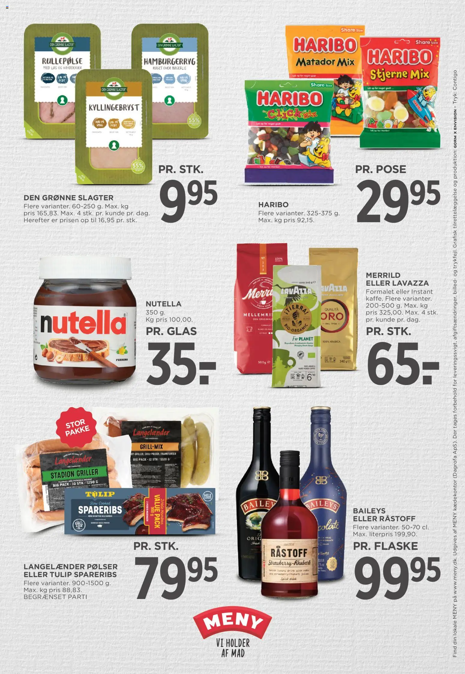 Meny tilbudsavis – gyldig fra 24.04.2026 | Side: 37 | Produkter: Pølser, Løg, Nutella, Paprika