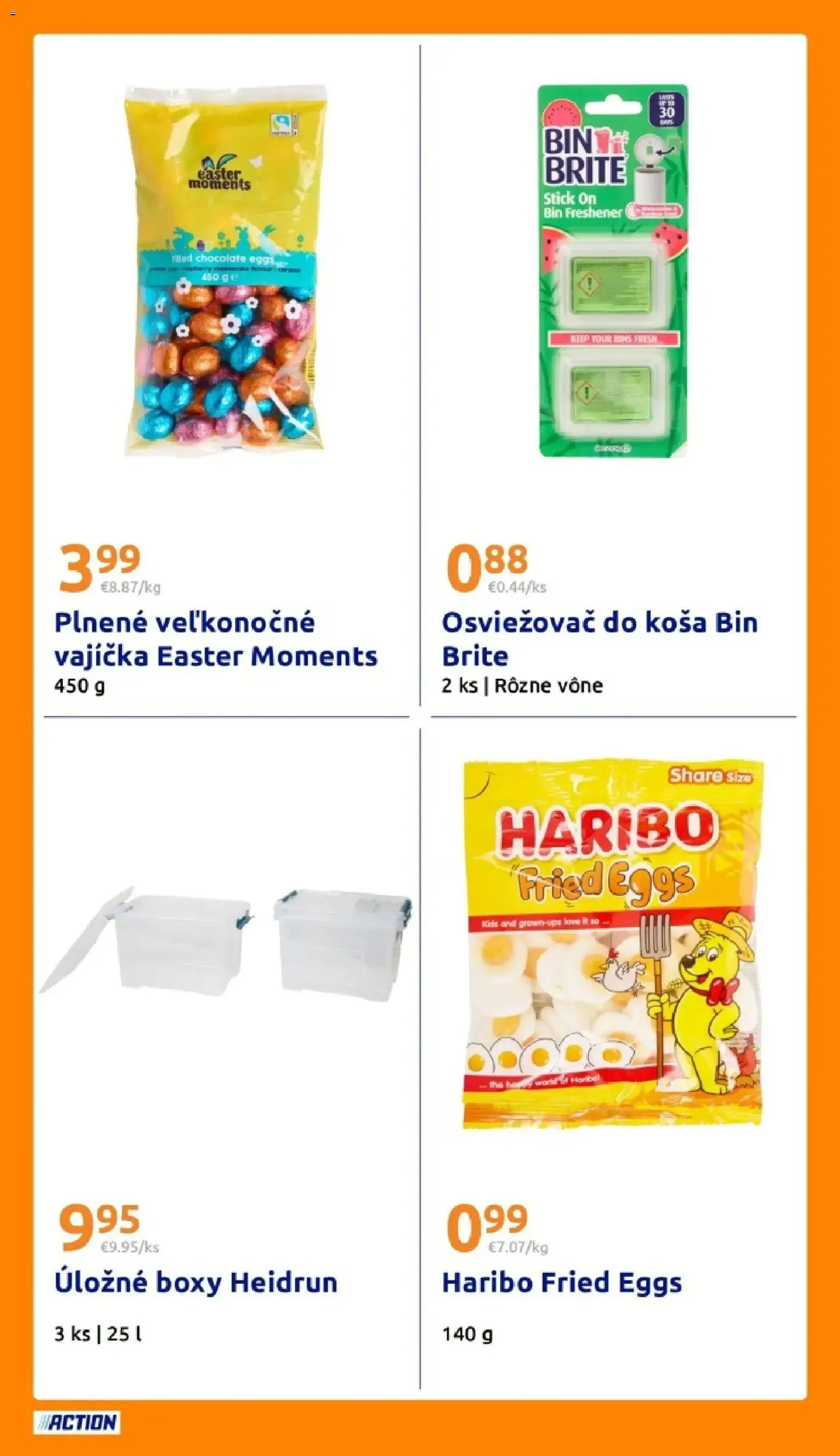 Nové Action akcie – leták je platný od 18.03.2026 | Strana: 26 | Produkty: Úložné boxy