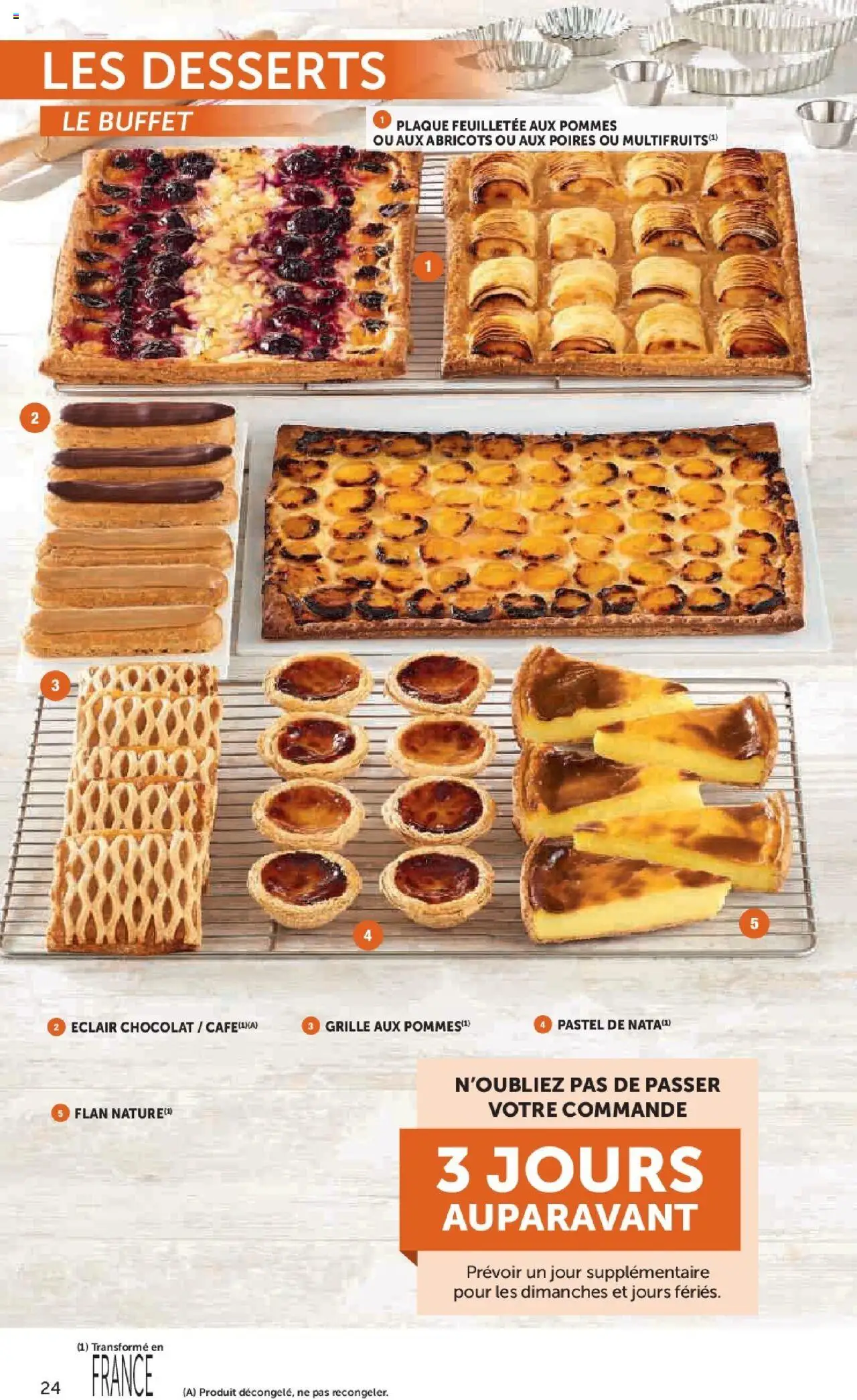 {H1} | Page: 24 | Produits: Buffet, Abricots, Chocolat, Pommes