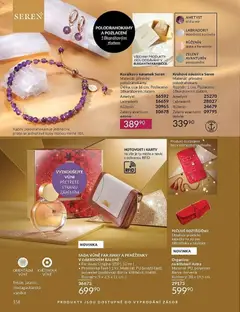Náhled letáku Avon katalog 12/2025 od 01.12.2025 | Strana: 158 | Produkty: Organizér, Peněženka, Naušnice, Karty