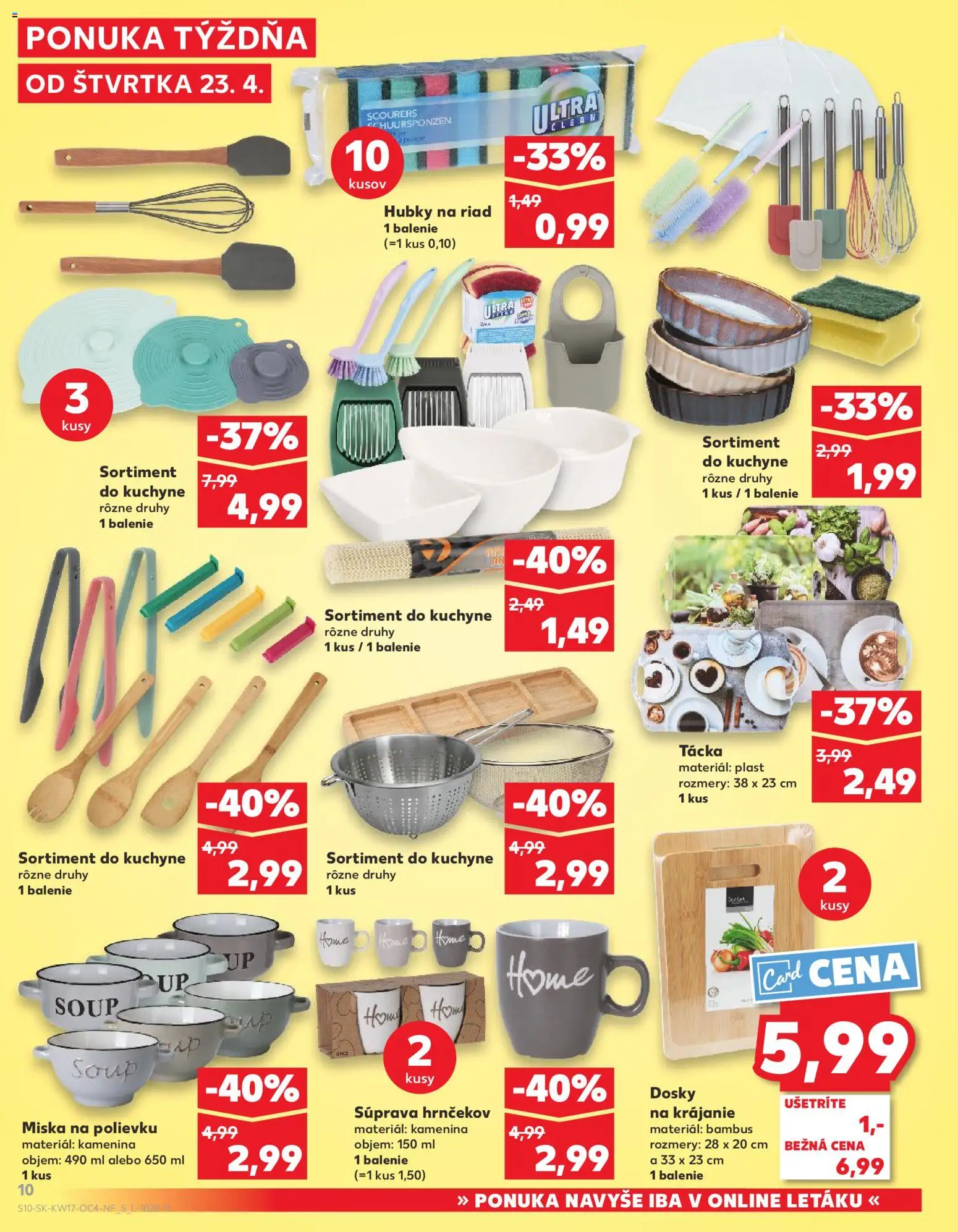 Kaufland SK akciós ujság - amely érvényes a következő dátumtól: 23.04.2026 | Oldal: 10