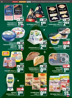 COOP Jednota leták platný od 22.12.2025 | Strana: 26 | Produkty: Syr, Ryža, Tatárska omáčka, Kakao