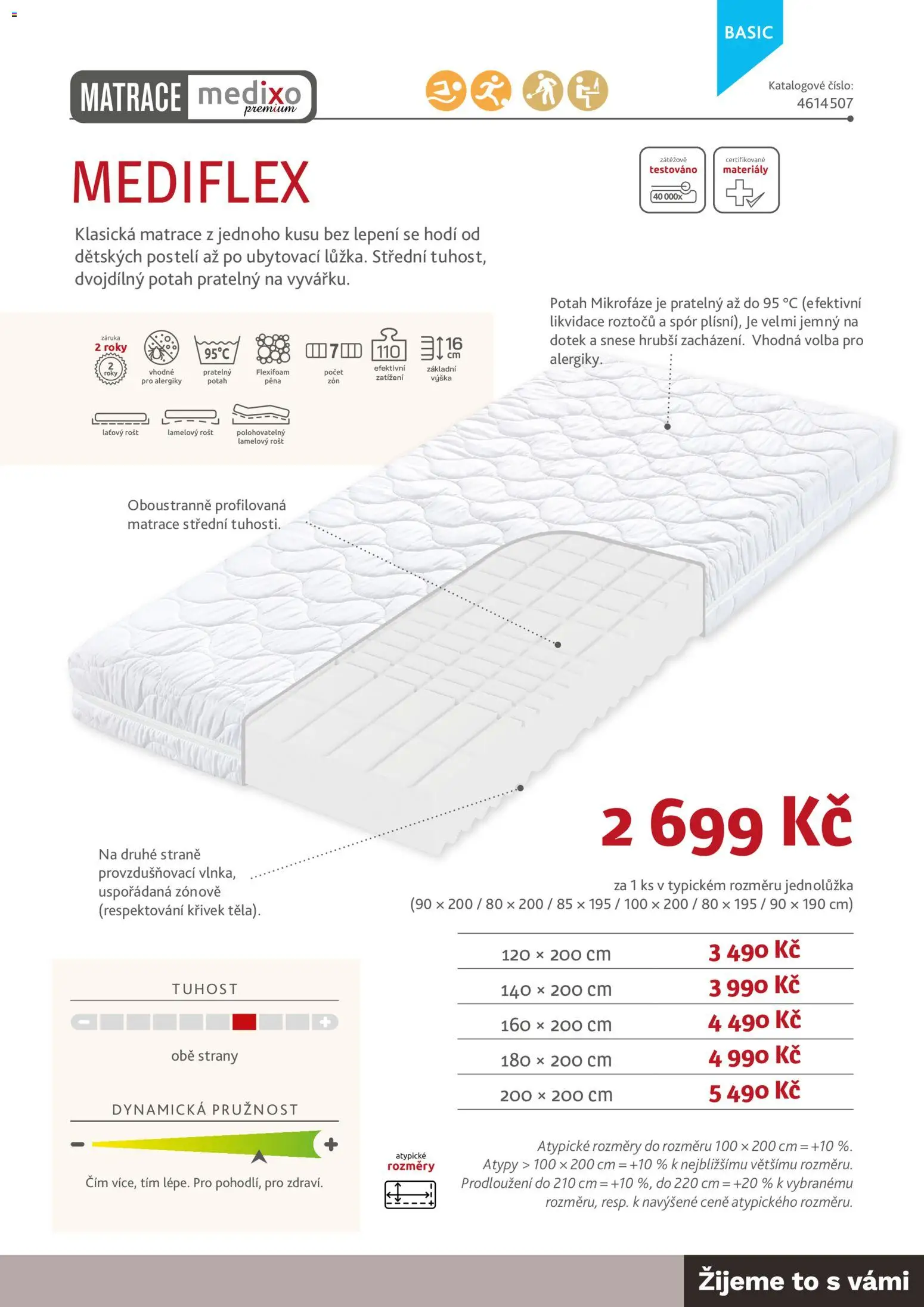 ASKO nábytek leták - Nabídka matrací od 01.01.2026 | Strana: 23 | Produkty: Matrace, Rošt