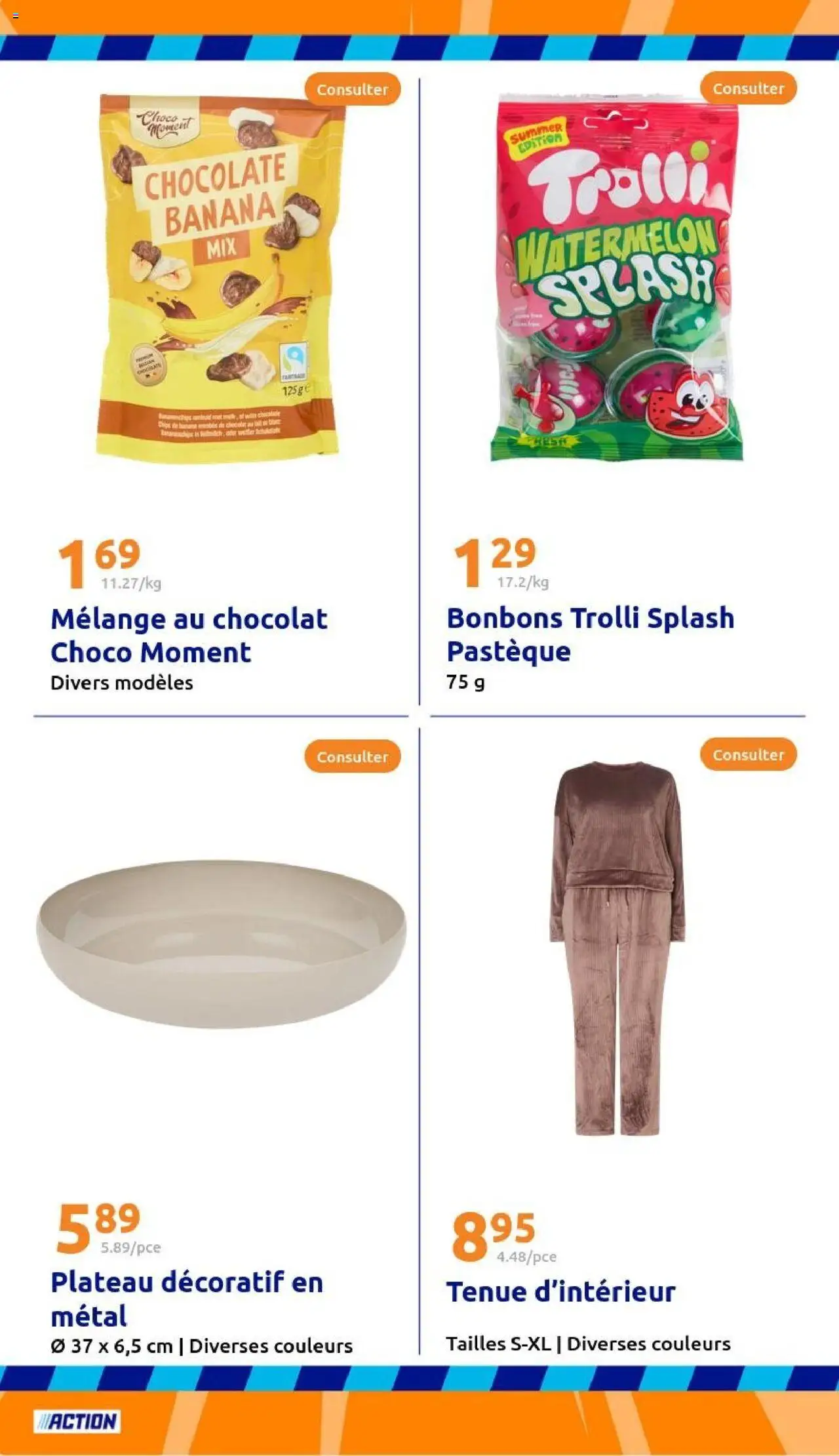  | Page: 36 | Produits: Pastèque, Chocolat, Bonbons, Chips