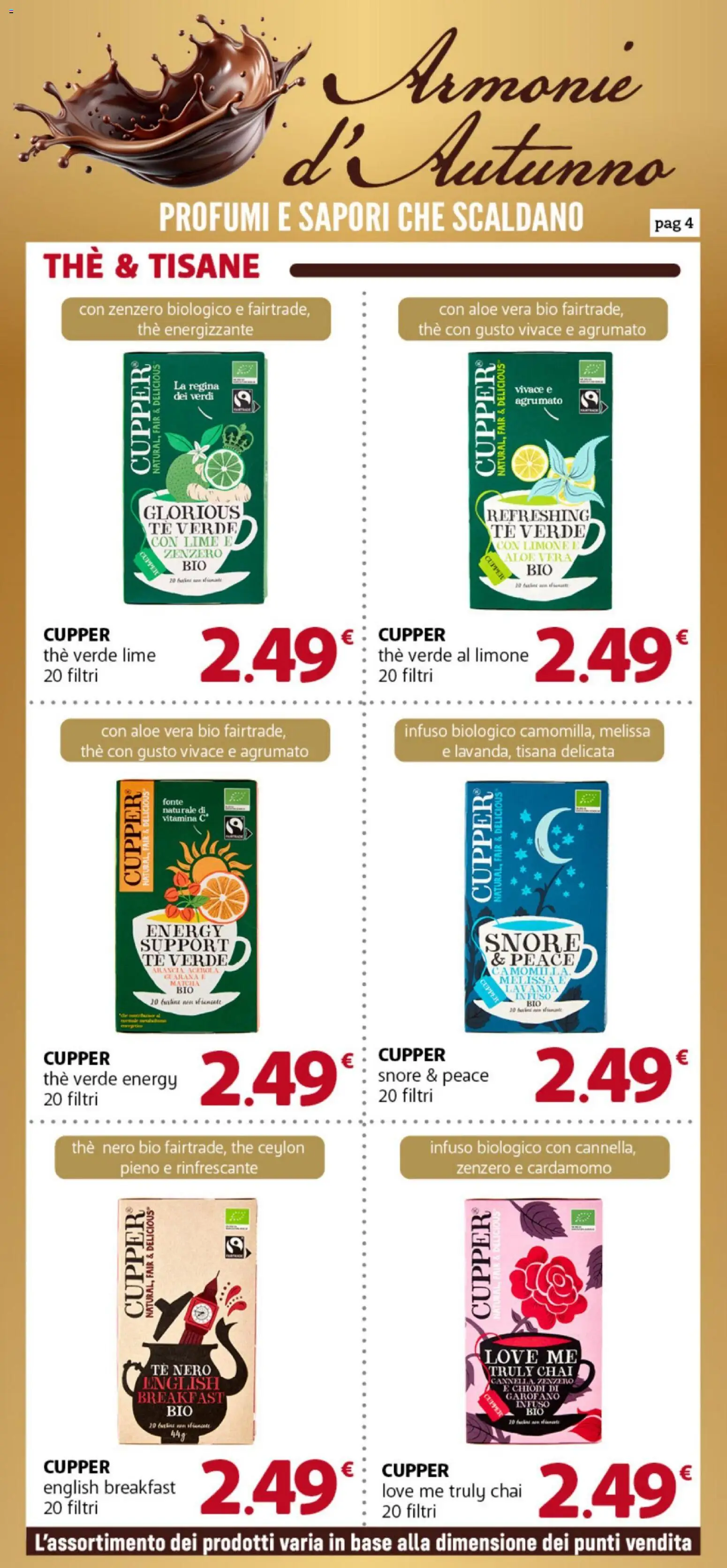 Volantino DOK del 07.11.2025 | Pagina: 4 | Prodotti: Tè, Lime, The, Aloe vera