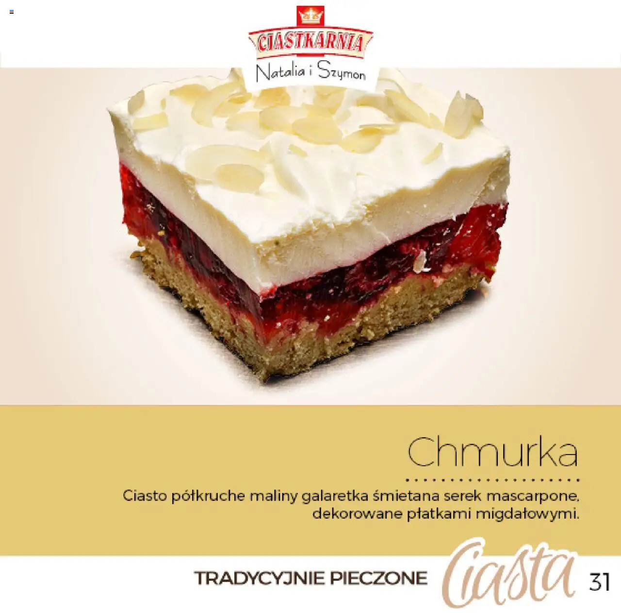 Topaz Gazetka - Ciast od 04.06.2025 | Strona: 31 | Produkty: Ciasto
