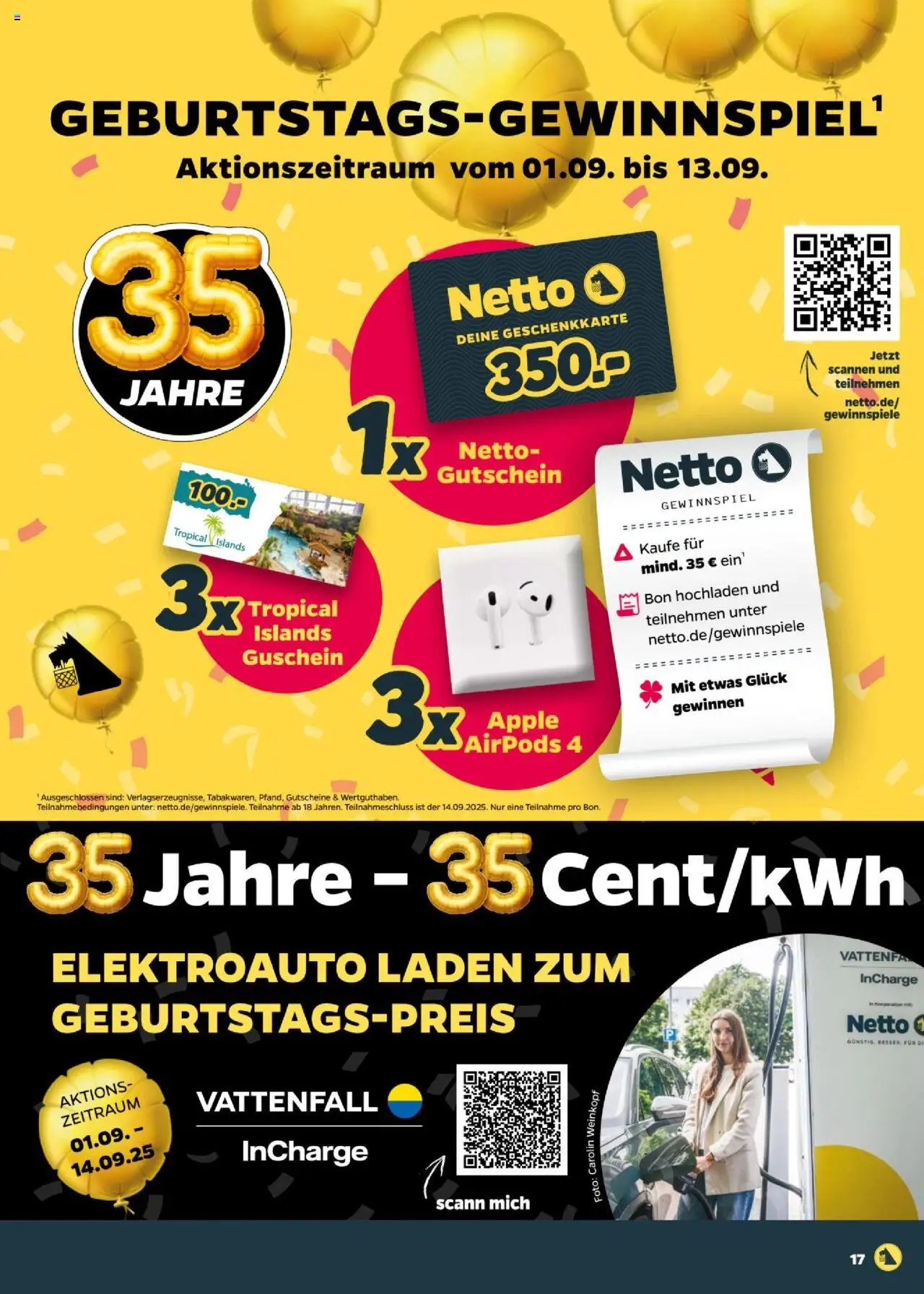 Netto Prospekt 	 - gültig ab dem 01.09.2025 | Seite: 17 | Produkte: Airpods, Apple