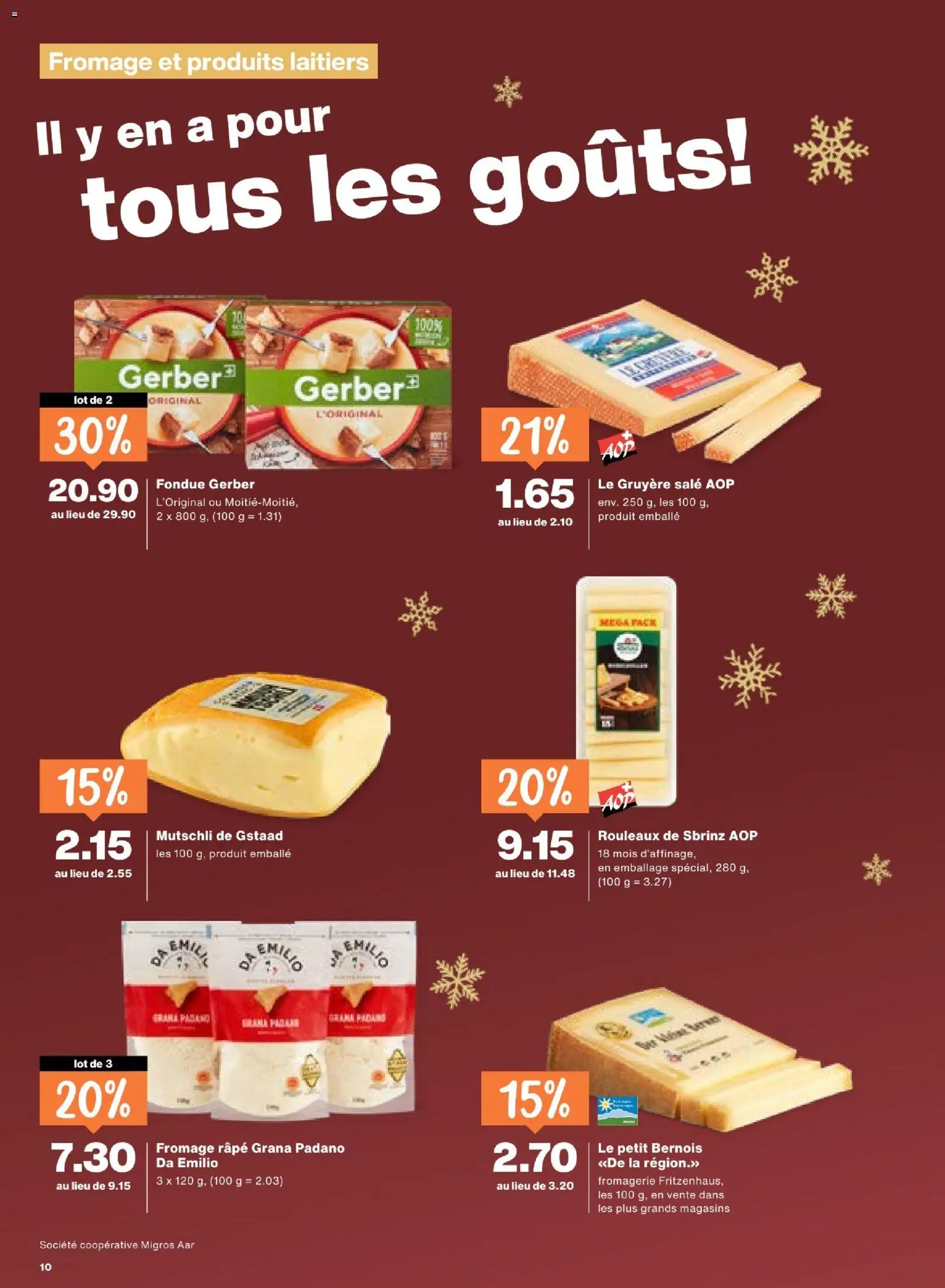 Migros Aktionen FR – gültig ab 16.12.2025 | Seite: 10 | Produkte: Fondue