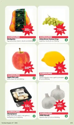 Blodapelsin, 1kg, land se förp., klass 1, i nät, jfr-pris 25,00/kg - Förhandsvisning av reklamblad från butik Hemköp aktuell från 09.02.2026 | Sida: 5