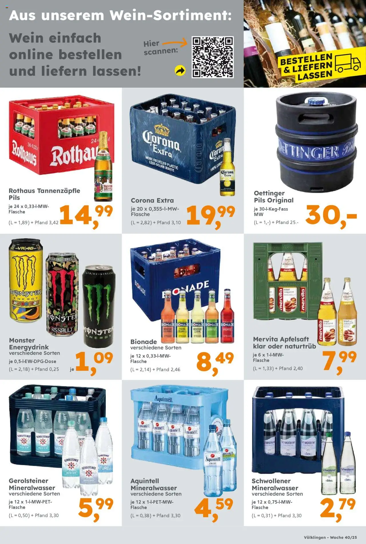 Globus Baumarkt - Saarland – gültig ab 29.09.2025 | Seite: 5 | Produkte: Pils, Oettinger, Wein, Gerolsteiner