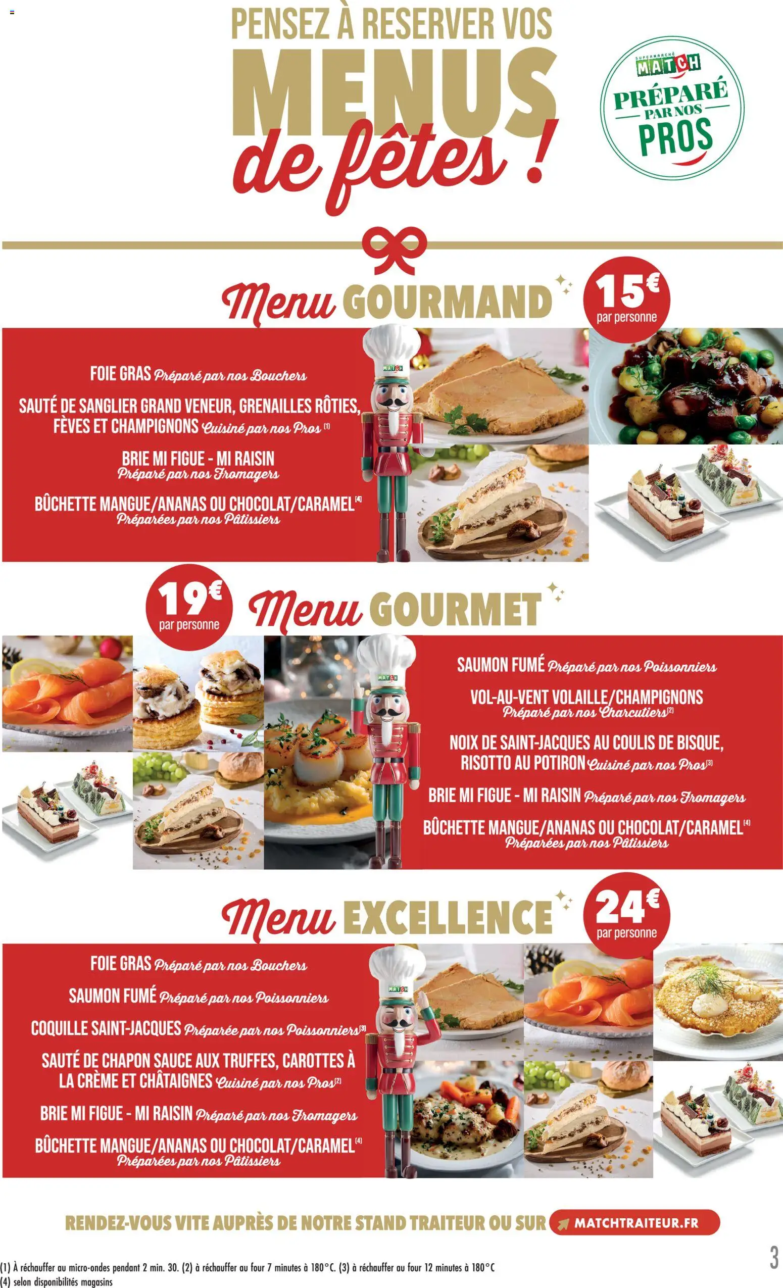 {H1} | Page: 3 | Produits: Figue, Menu gourmand, Chapon, Brie