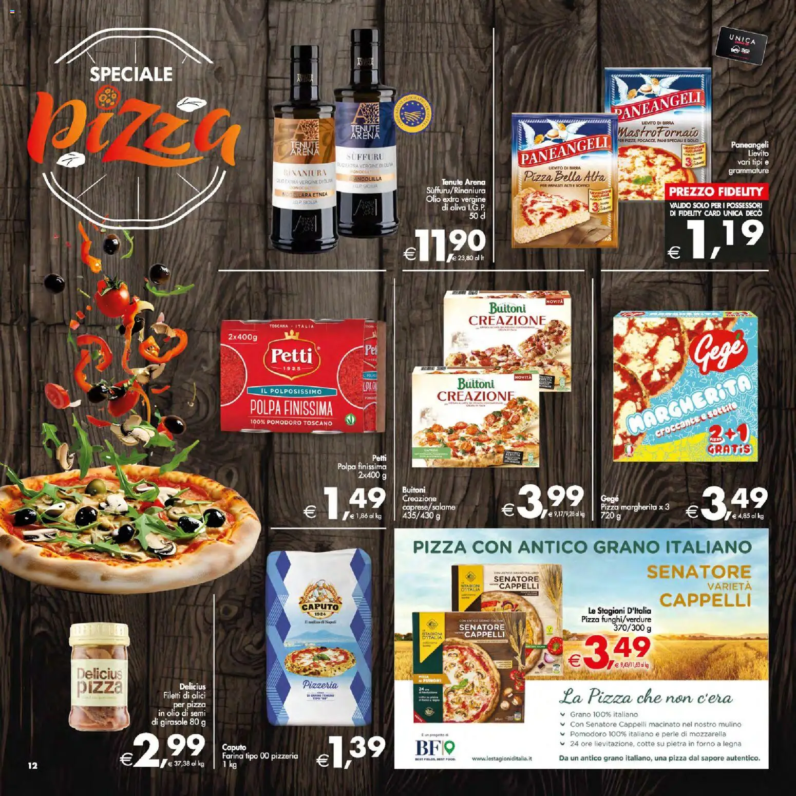 Volantino Decò del 13.01.2026 | Pagina: 12 | Prodotti: Pizza, Mozzarella, Olio, Olio di semi di girasole
