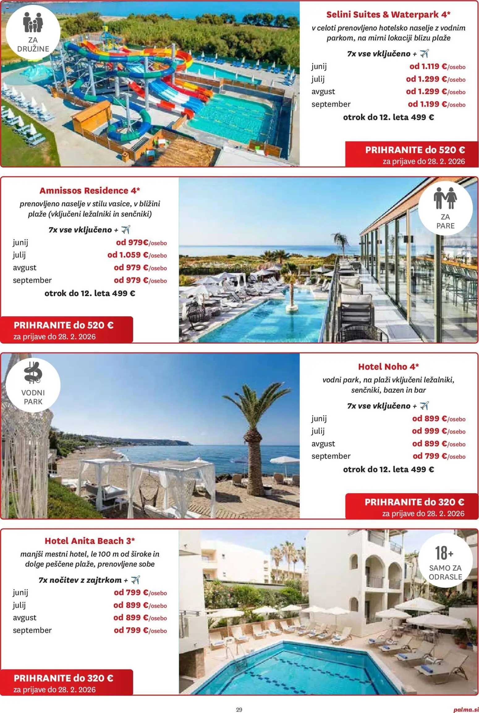 Novi Palma katalog ponudbe – veljaven od 01.01.2026 | Stran: 29 | Izdelki: Bazen